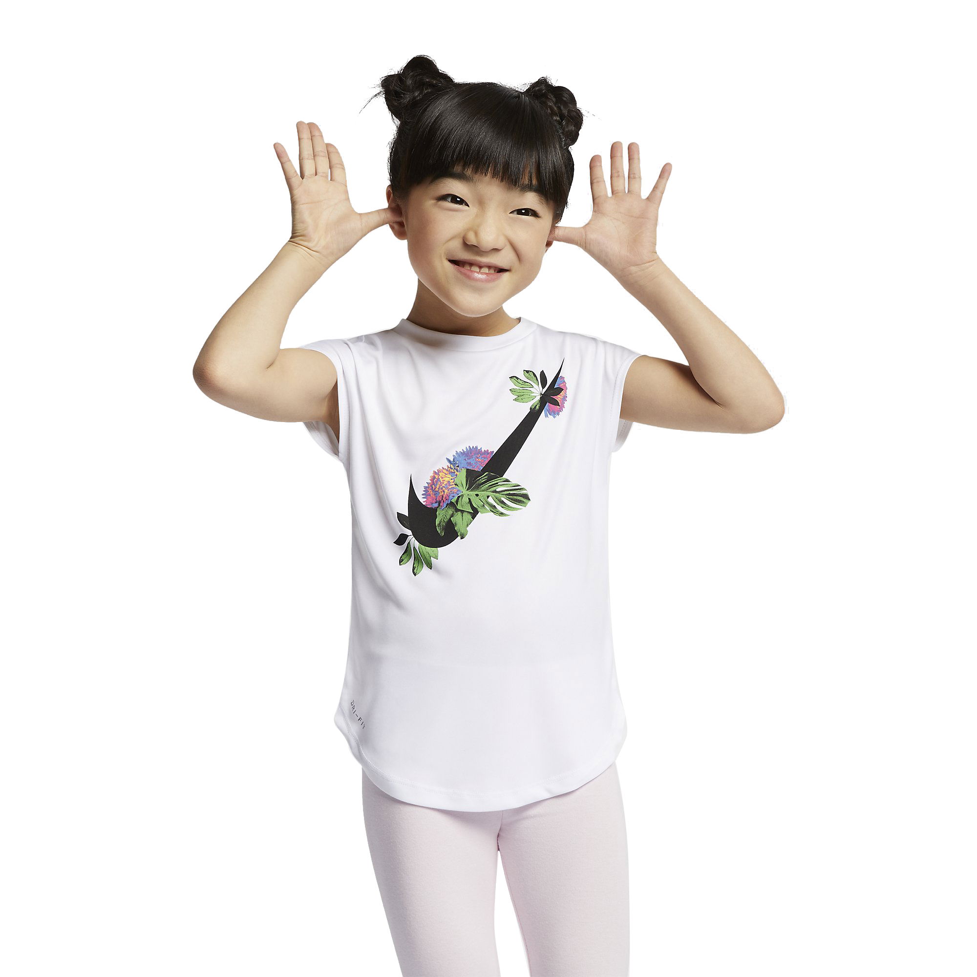 Nike Sportswear (Girls') Botanical Swoosh Çocuk Tişört