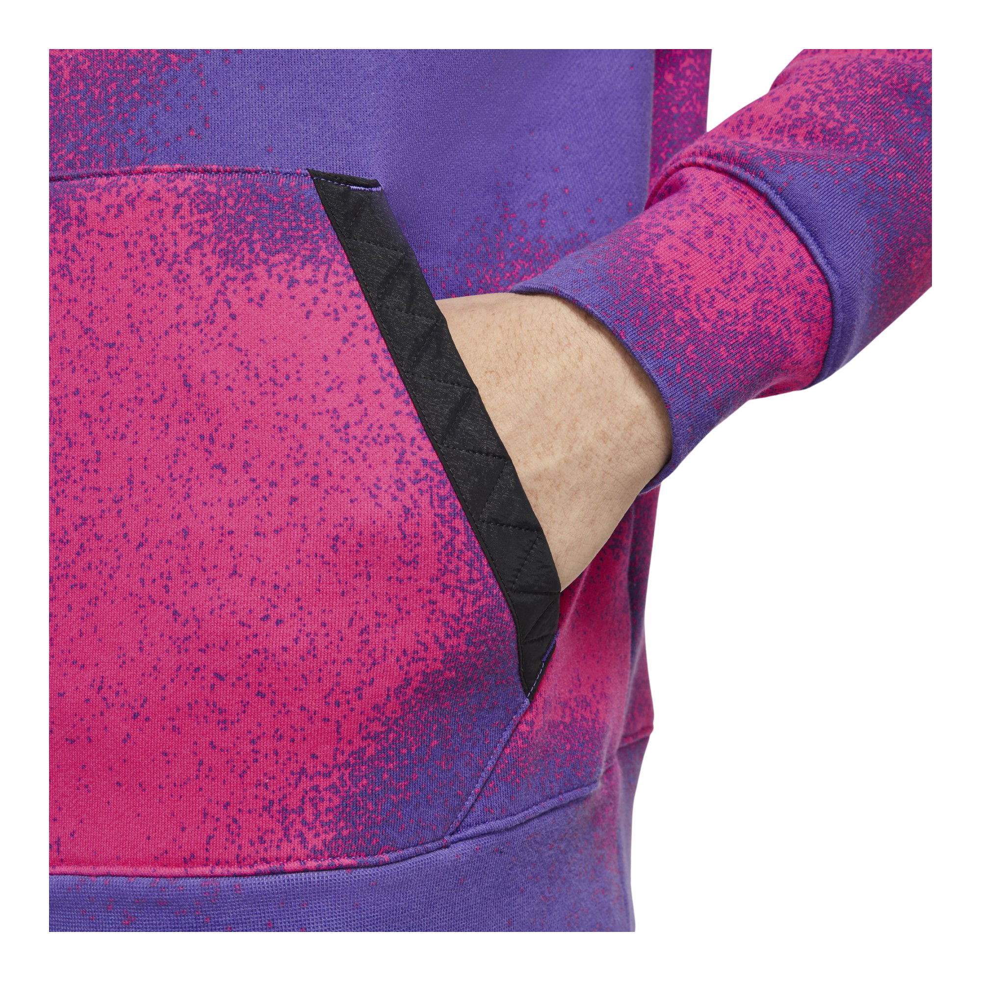 Nike Jordan Paris Saint-Germain AOP Fleece Pullover Hoodie Erkek Sweatshirt