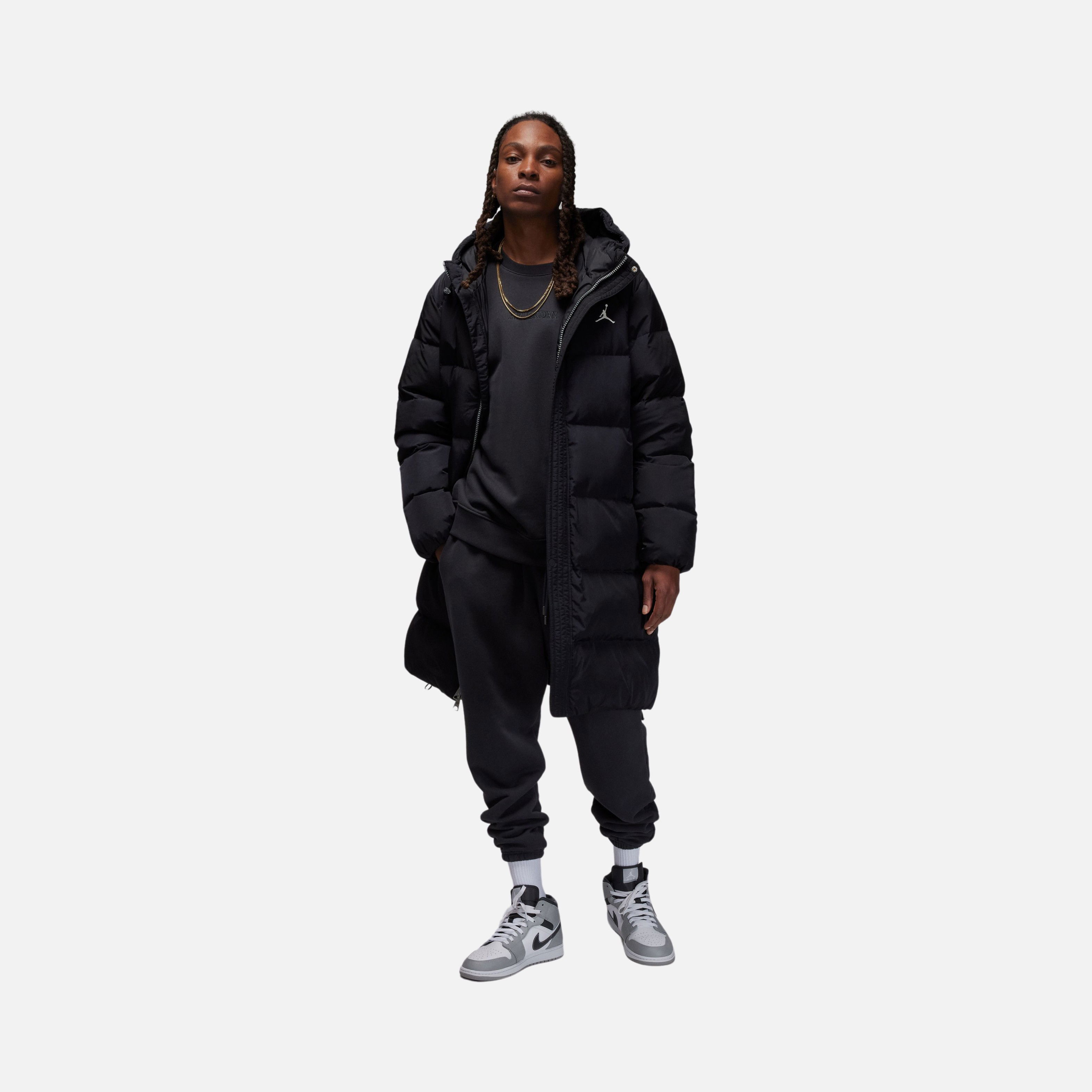 Nike Jordan Essentials Statement Down Full-Zip Hoodie Erkek Parka
