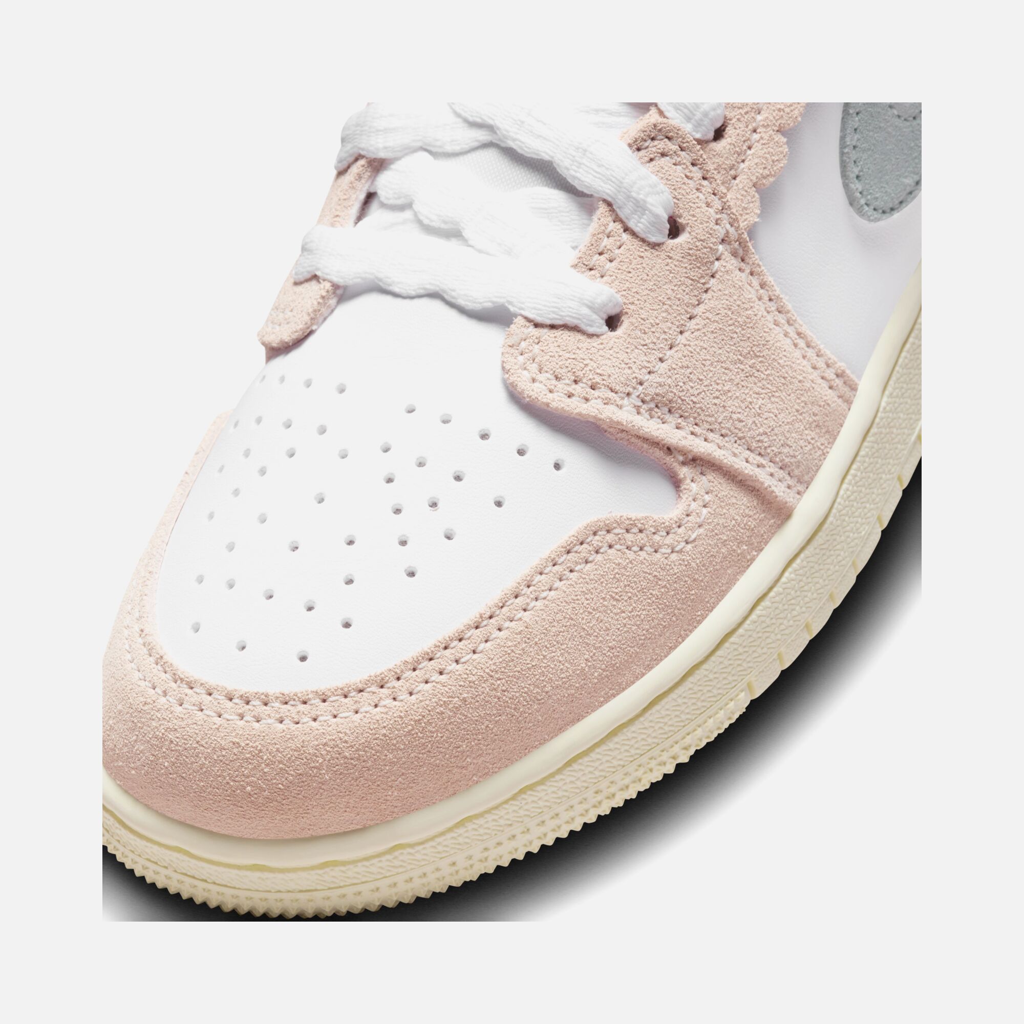 Nike Air Jordan 1 Low SE ''Scalloped Edge Suede Details'' (GS) Spor Ayakkabı