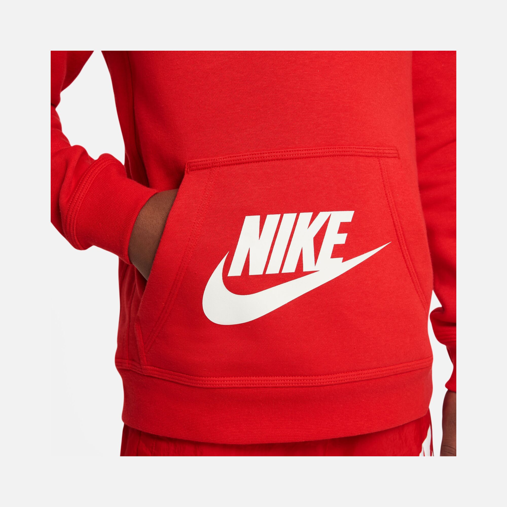 Nike Sportswear Standard Issue ''Multi Logo Graphic'' Pullover Hoodie (Boys') Çocuk Sweatshirt