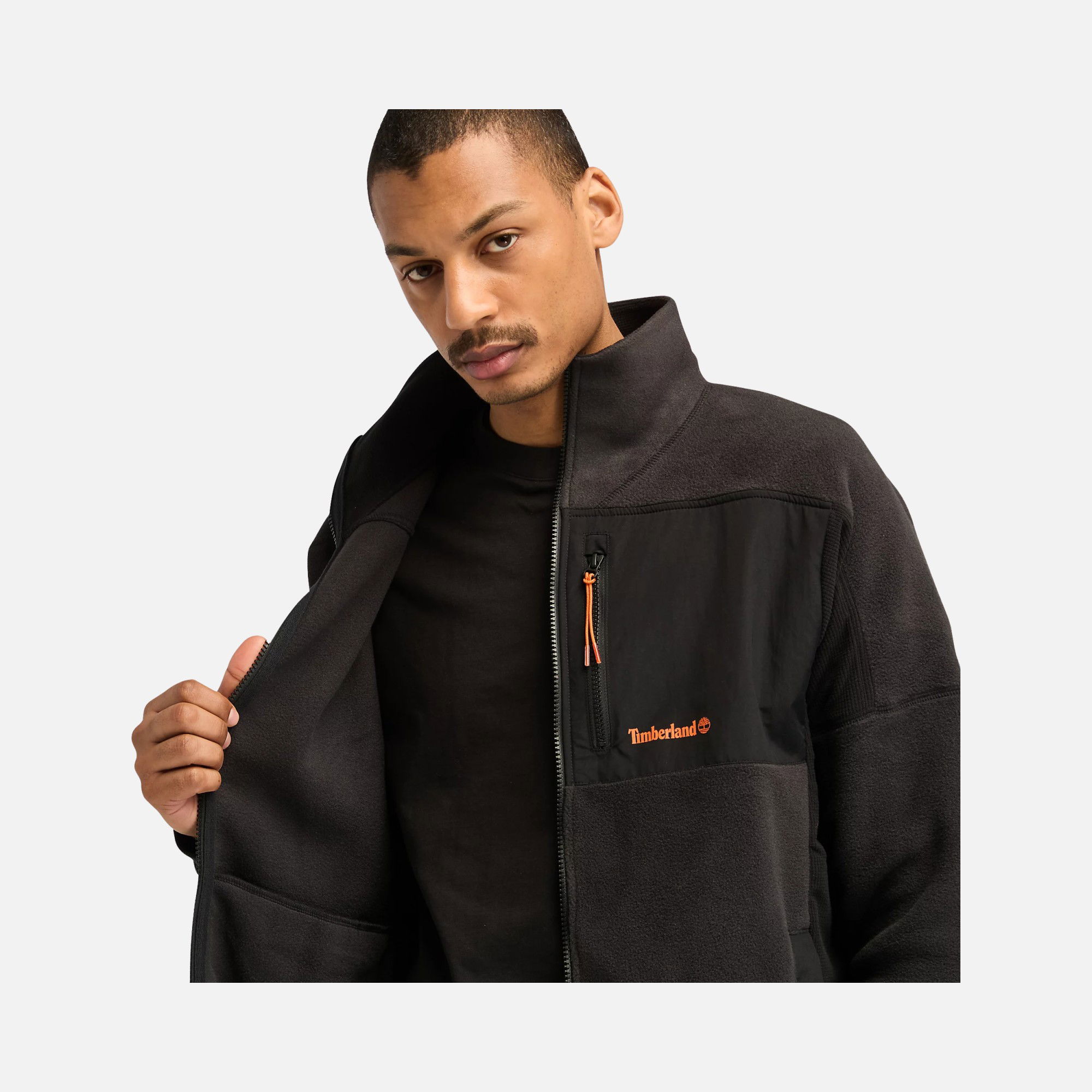 Timberland Polartec Mix Media Fleece Full-Zip Erkek Ceket