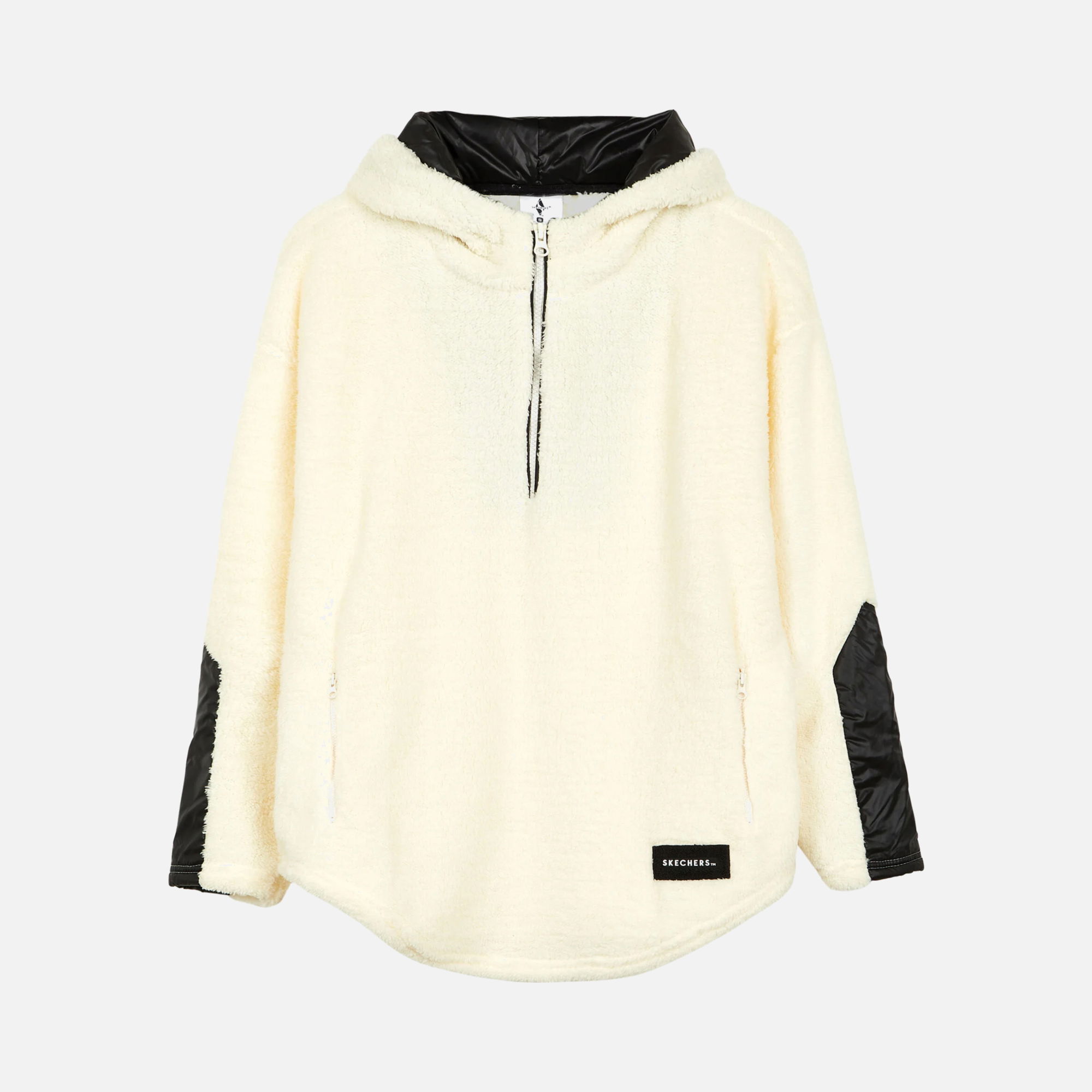 Skechers Outdoor Fleece Half-Zip Sherpa Hoodie Kadın Sweatshirt