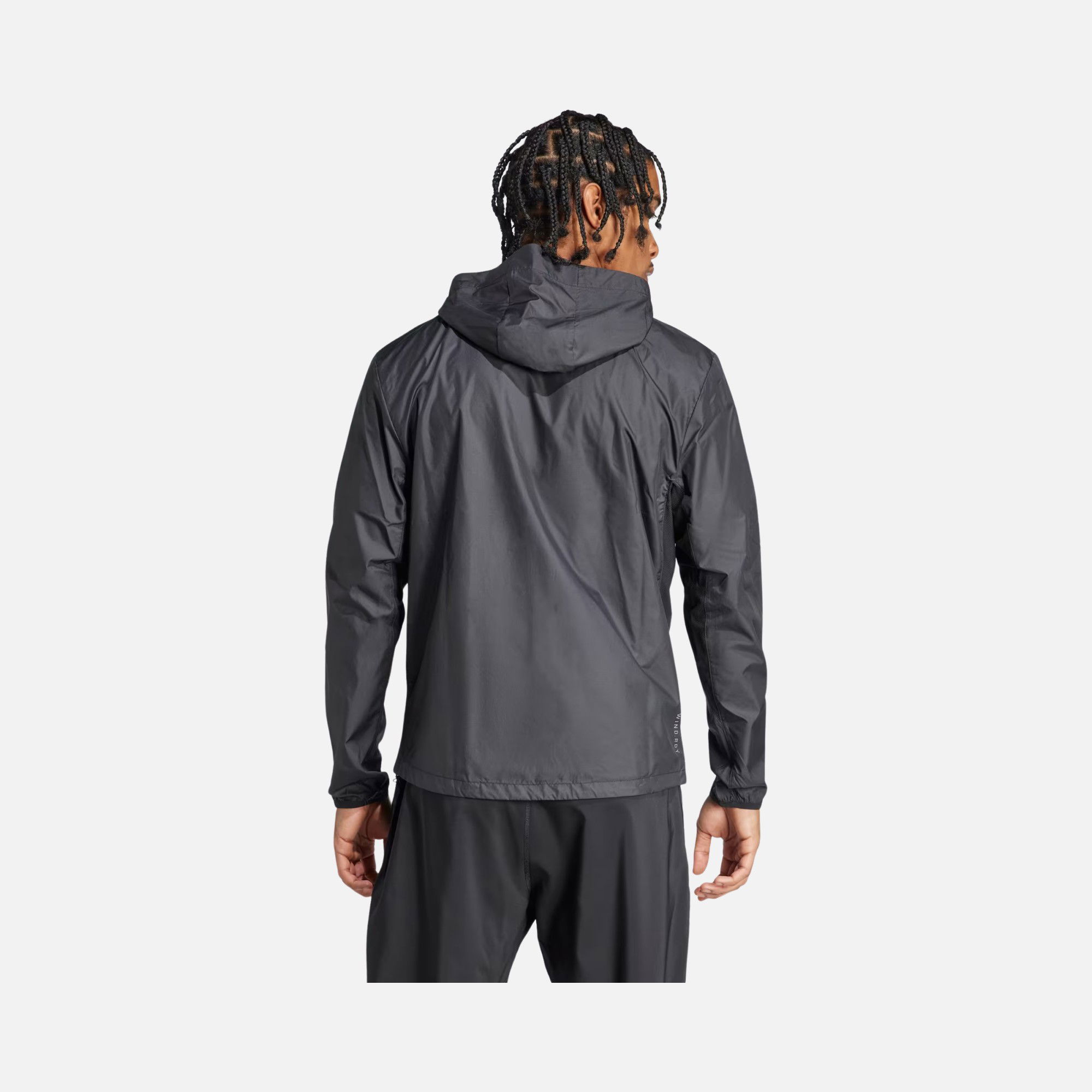 adidas Own the Running 3-Stripes Full-Zip Hoodie Erkek Ceket