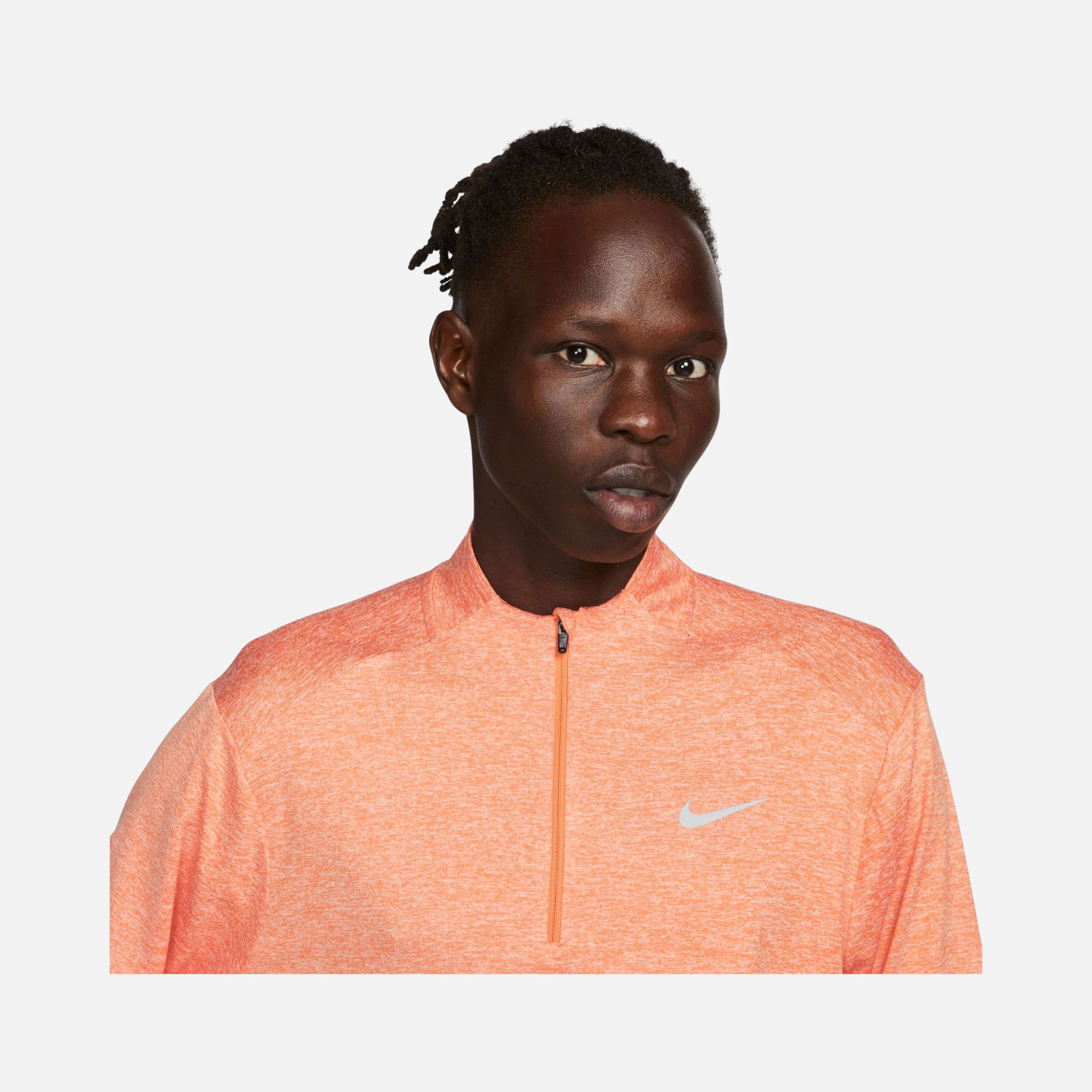 Nike Dri-Fit 1/2-Zip Running Long-Sleeve Erkek Tişört