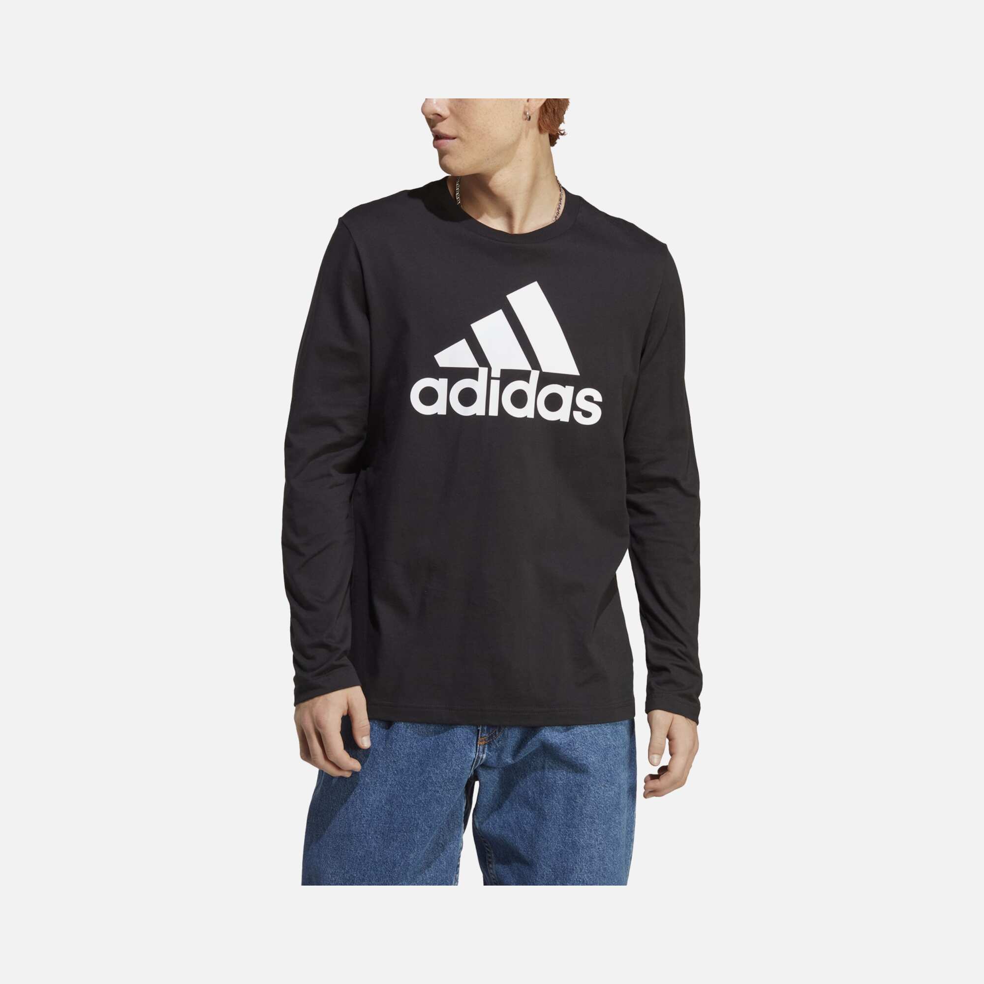 adidas Essentials Long-Sleeve Erkek Tişört