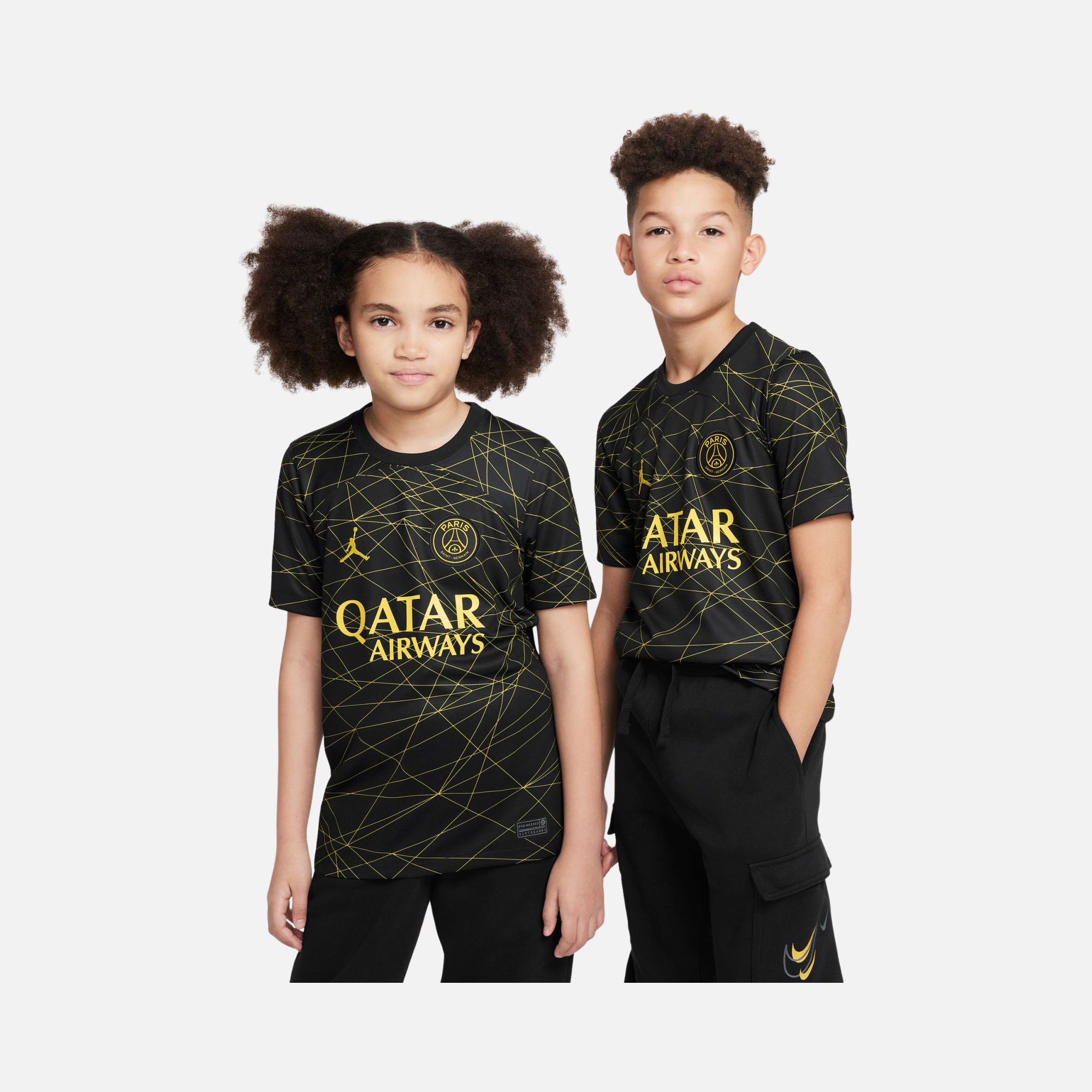 Nike Paris Saint-Germain 2023-2024 Stadium Fourth Çocuk Forma