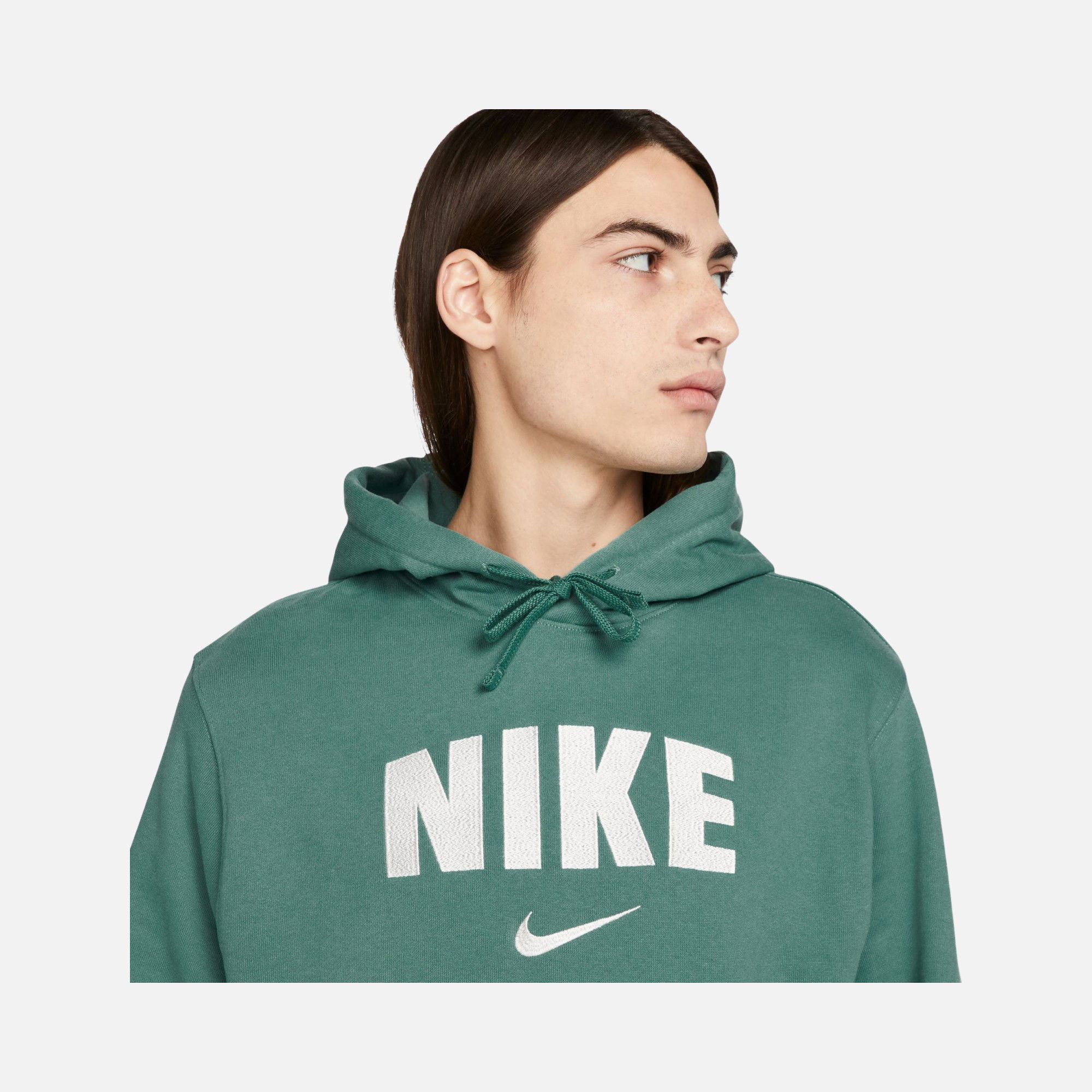 Nike Sportswear Retro Fleece Pullover Hoodie Erkek Sweatshirt