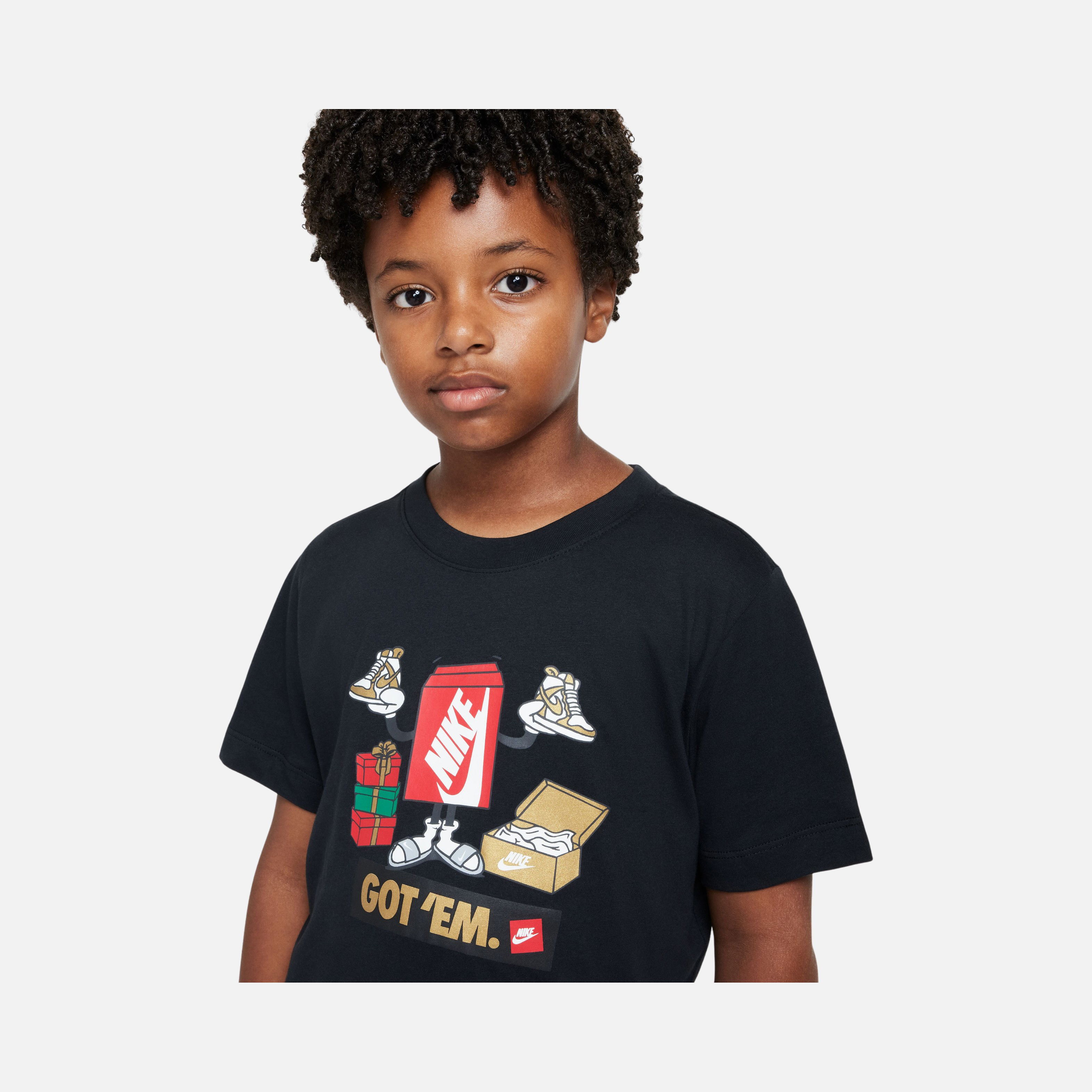 Nike Sportswear Boxy Got 'Em Graphic Short-Sleeve Çocuk Tişört