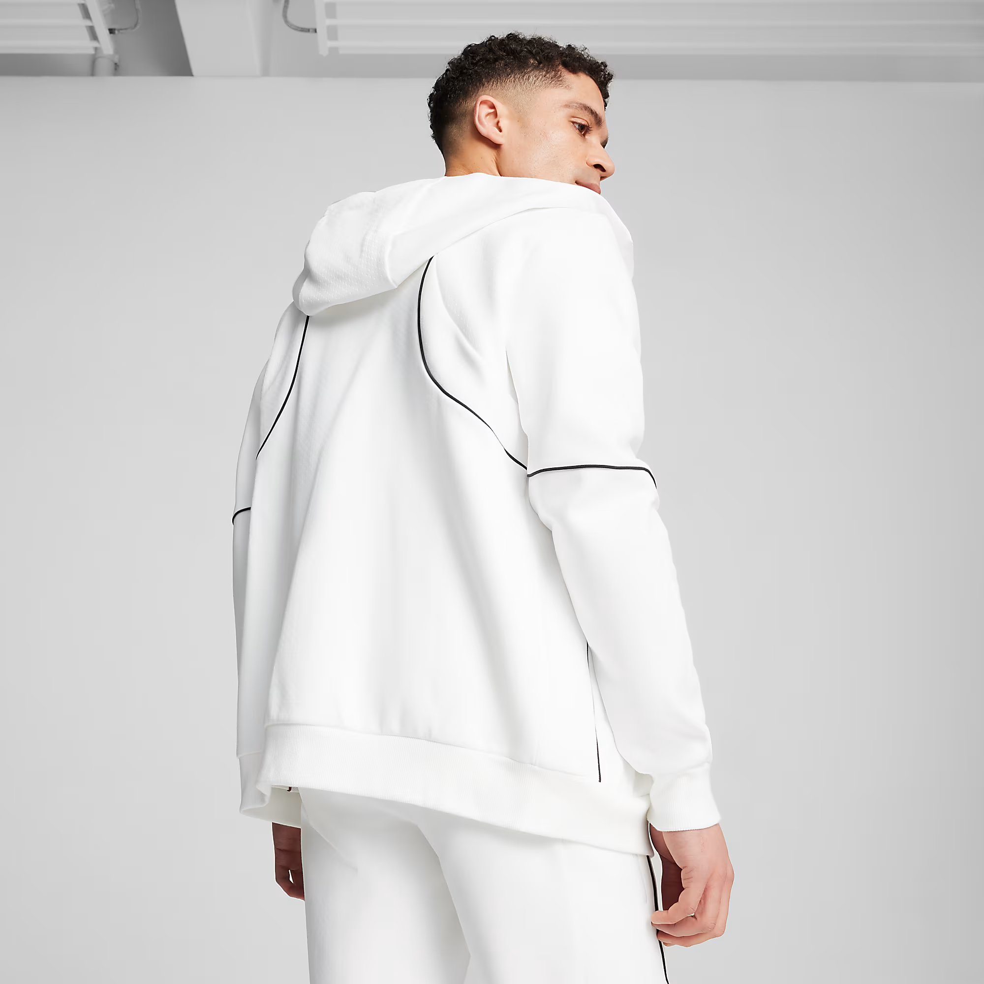 Puma Sportswear BMW M Motorsport FW24 Full-Zip Hoodie Erkek Sweatshirt