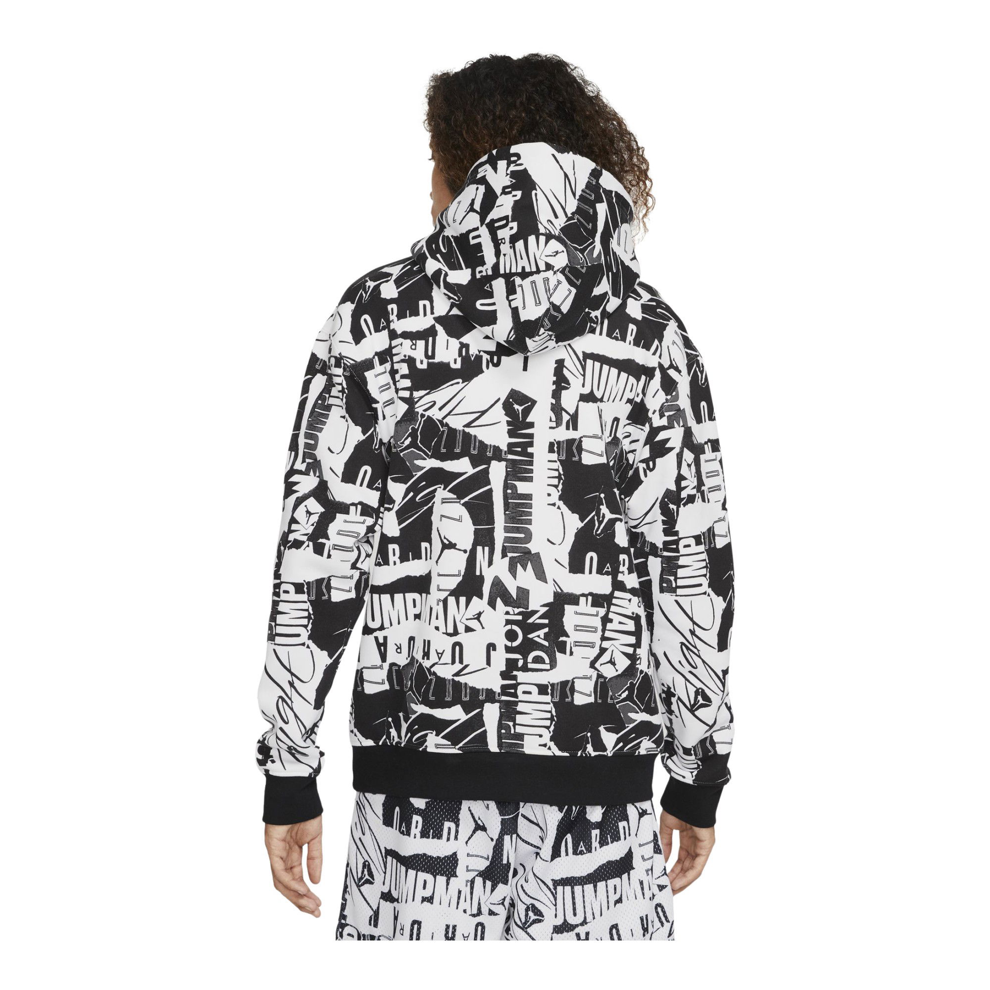 Nike Jordan Essentials Fleece Printed Hoodie Erkek Sweatshirt