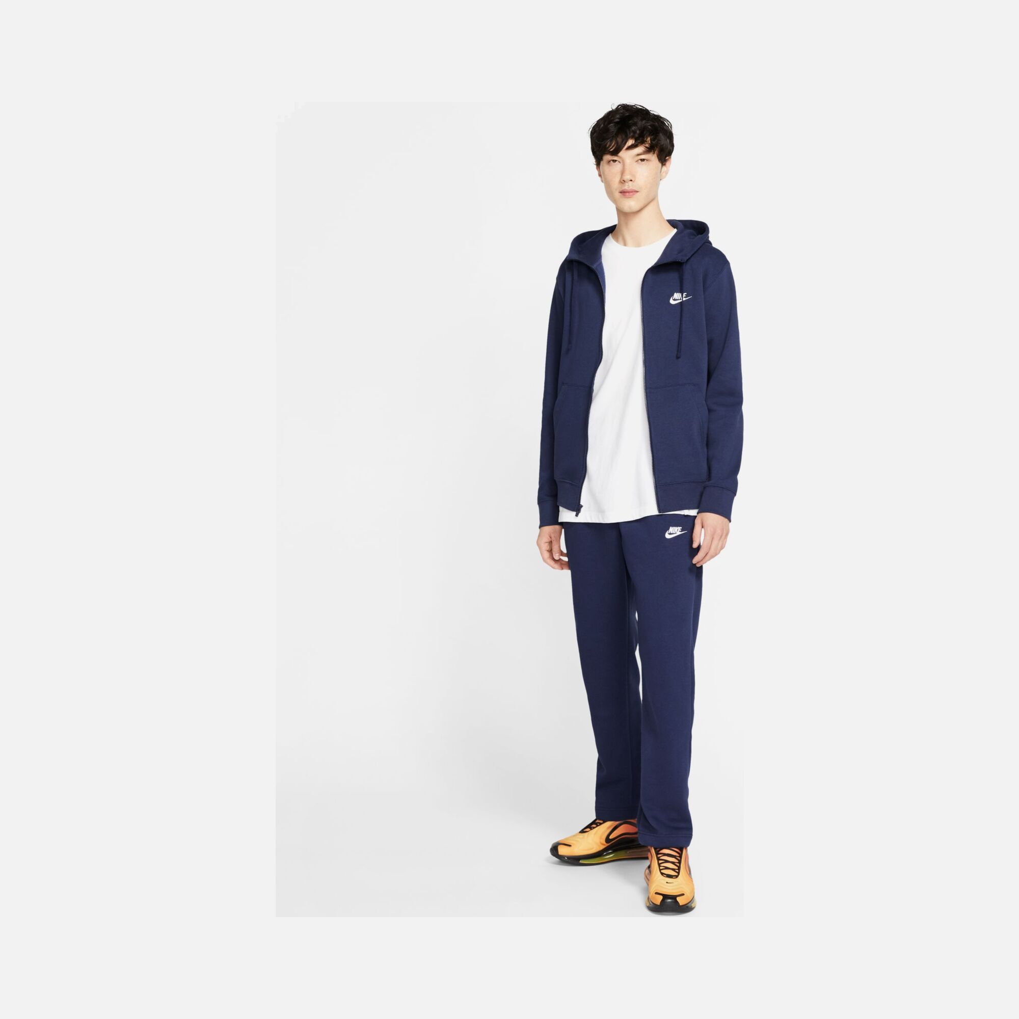 Nike Sportswear Club Fleece Full-Zip Hoodie Erkek Sweatshirt