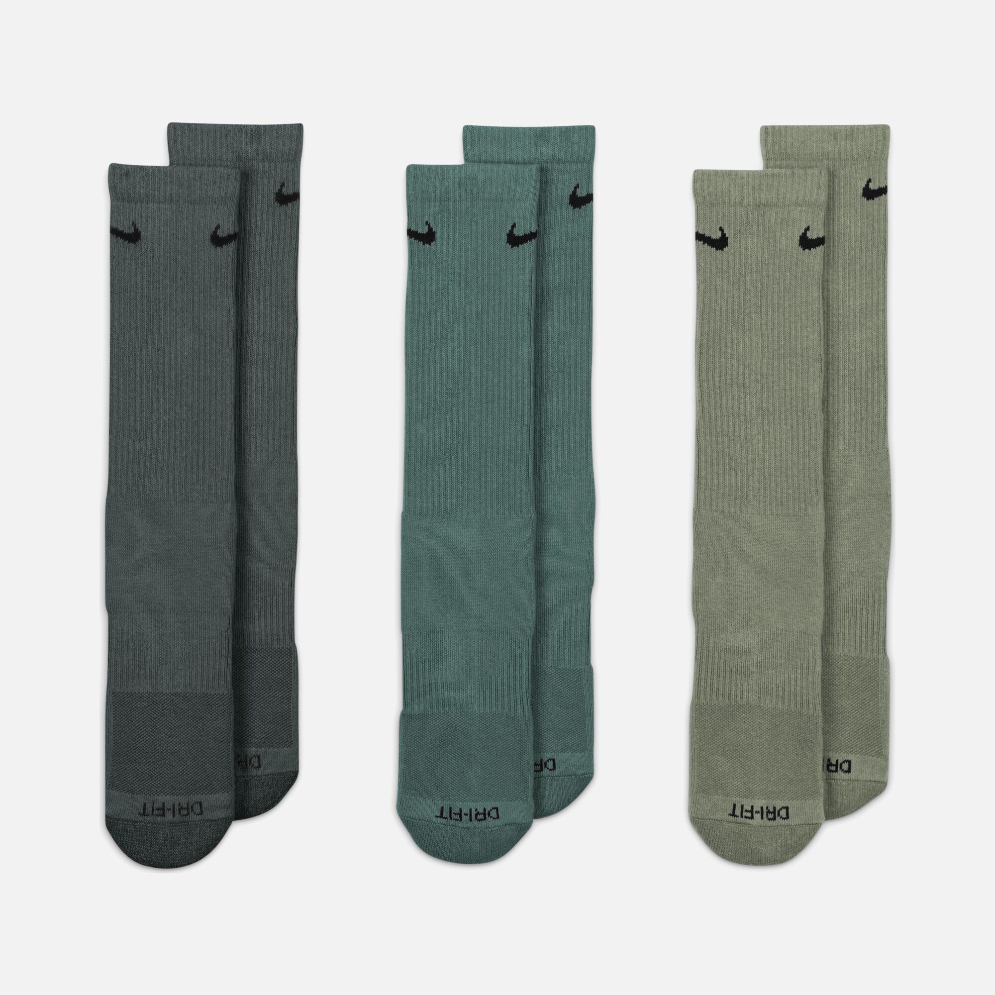 Nike Everyday Plus Cushioned Training Crew (3 Pairs) Unisex Çorap