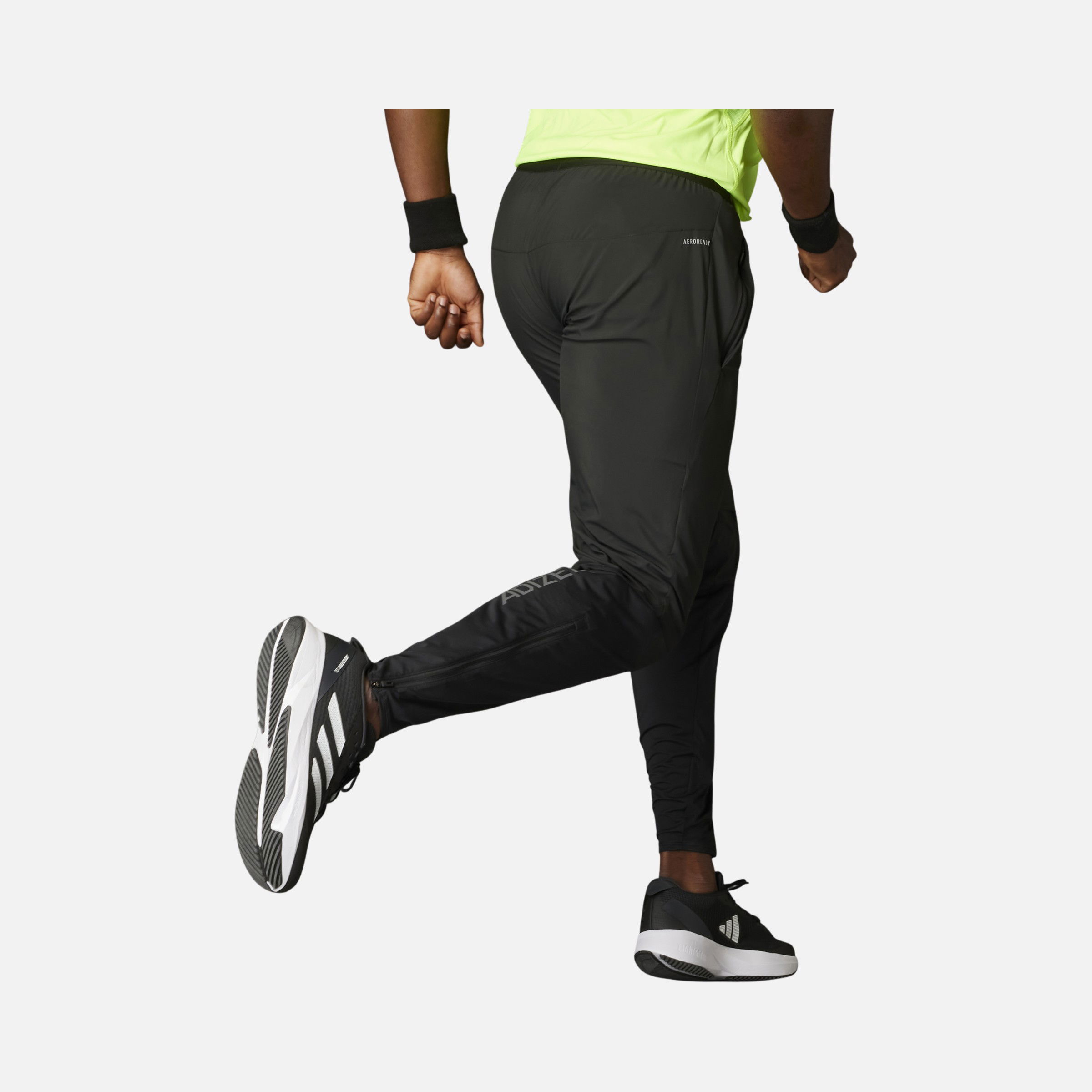 adidas AEROREADY Adizero Zippered Leg Running Erkek Eşofman Altı