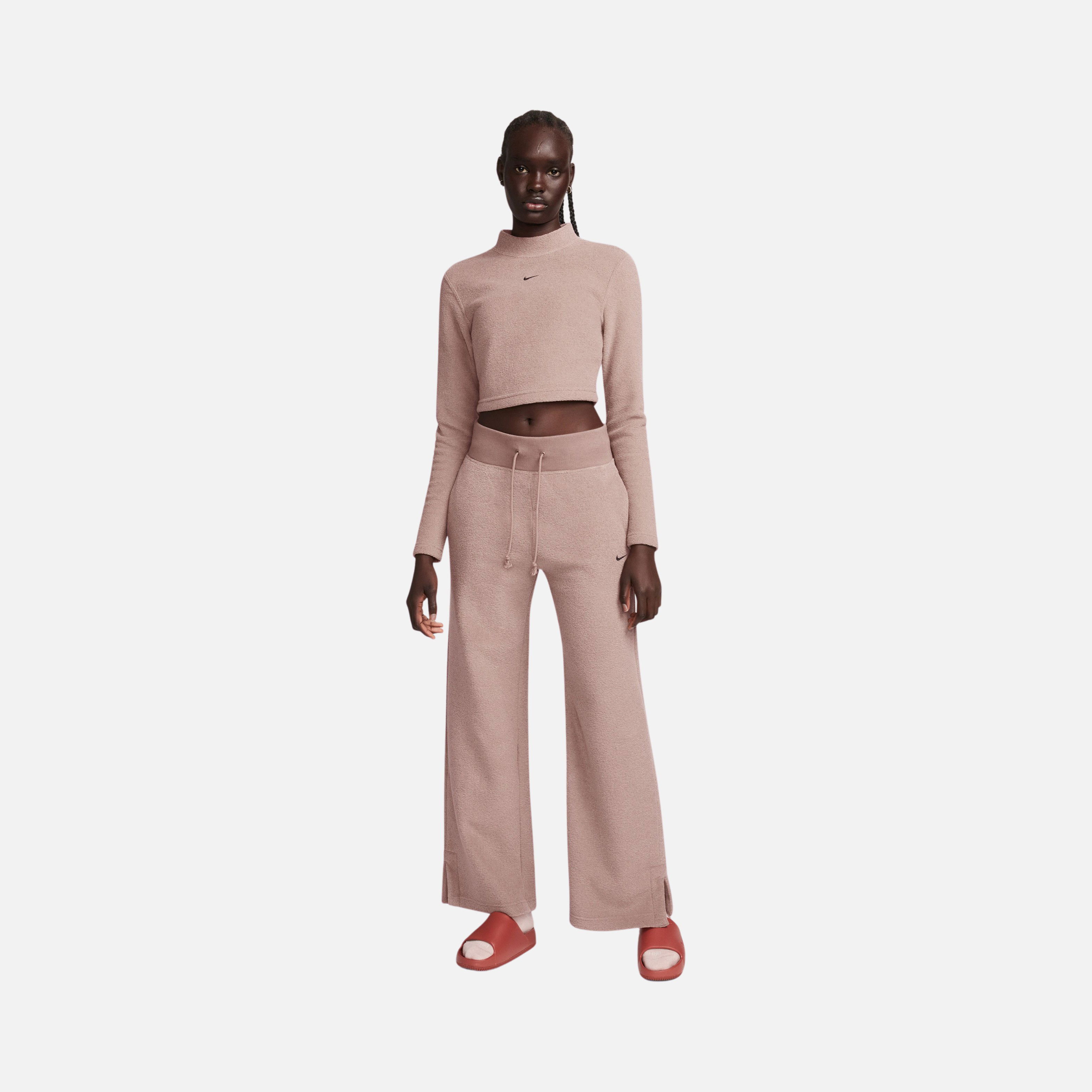 Nike Sportswear Phoenix Plush Fleece Slim Mock-Neck Kadın Sweatshirt