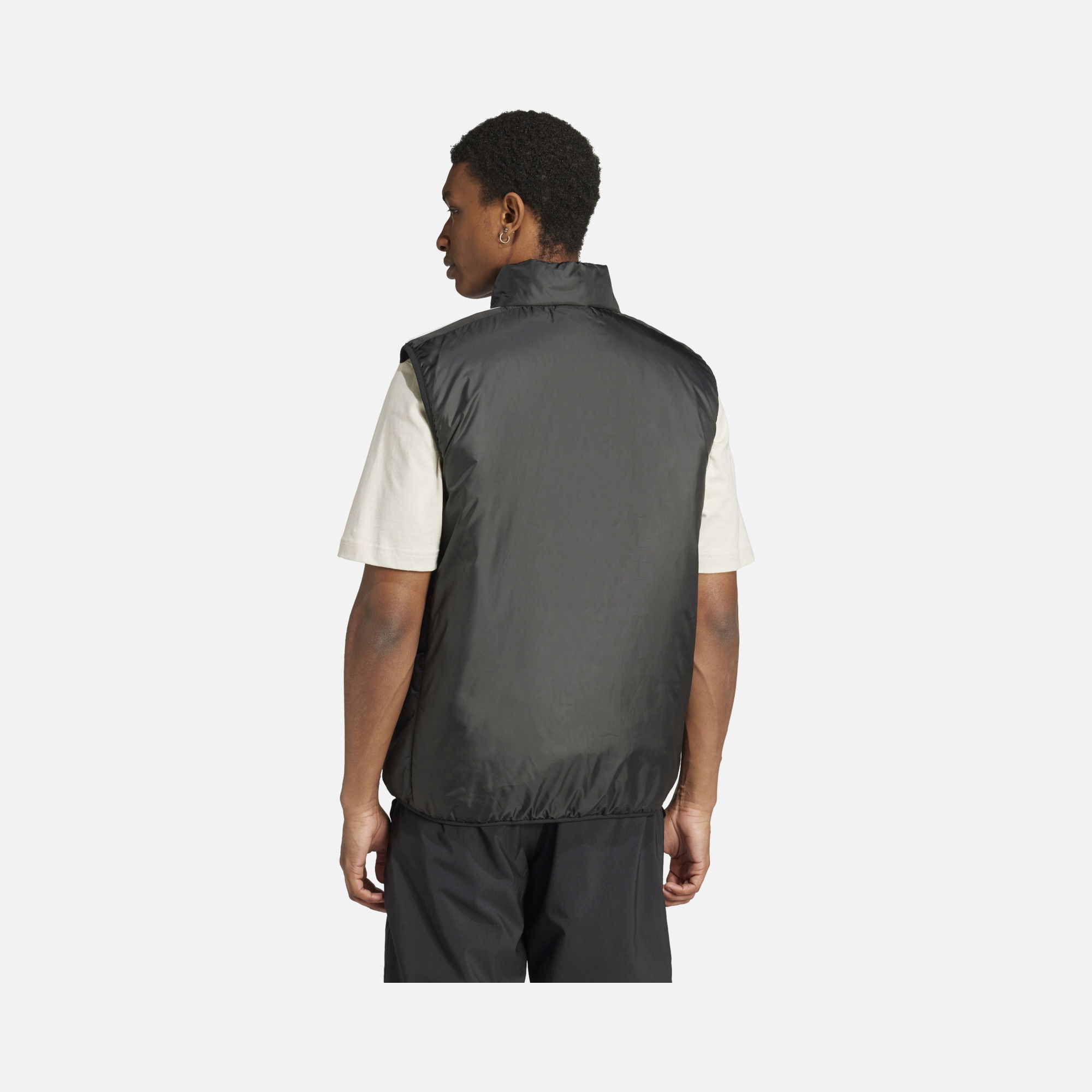 adidas Essentials Insulation Iconic 3-Stripes Regular Fit Versatile Full-Zip Erkek Yelek