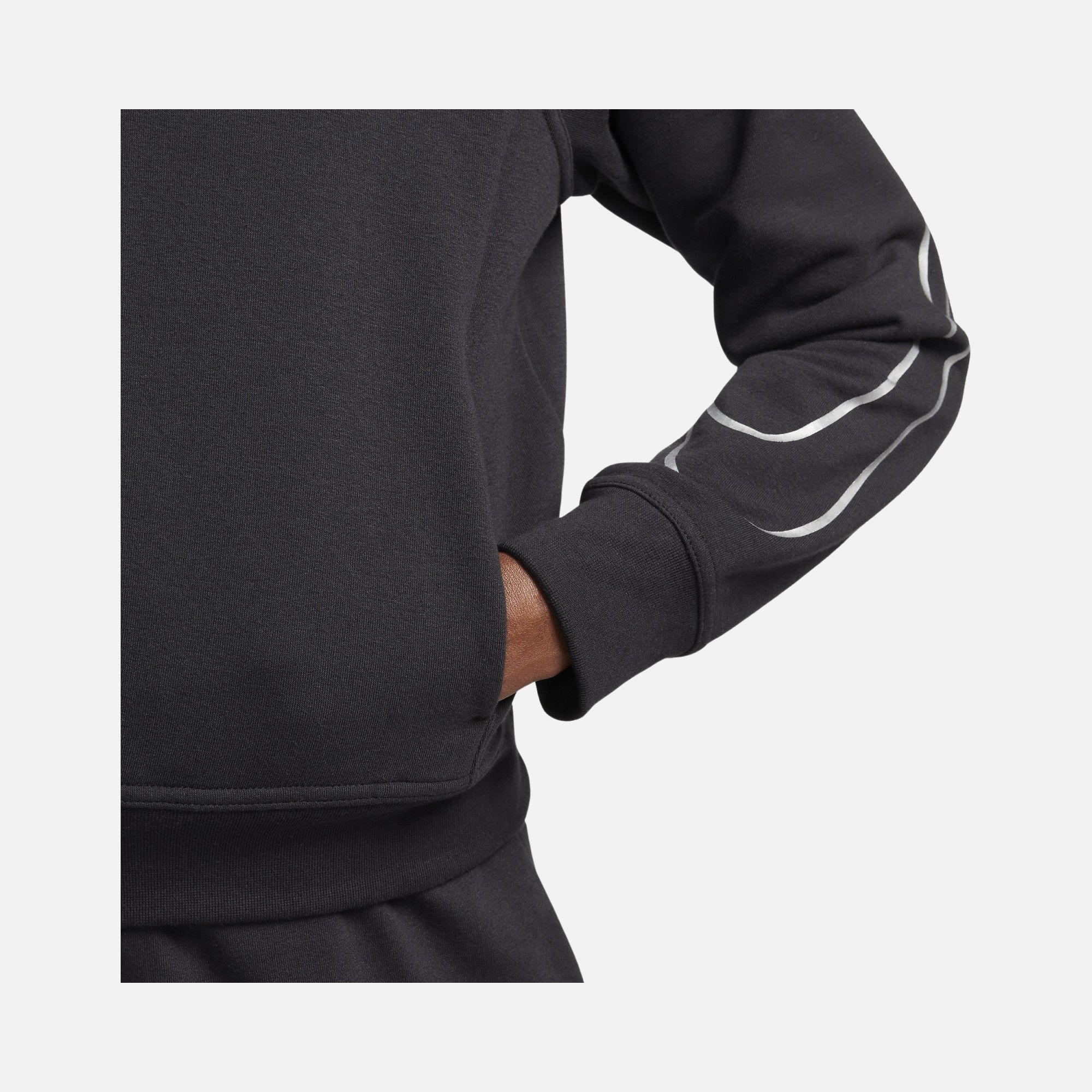 Nike Dri-Fit One French Terry Graphic  Training Hoodie Kadın Sweatshirt