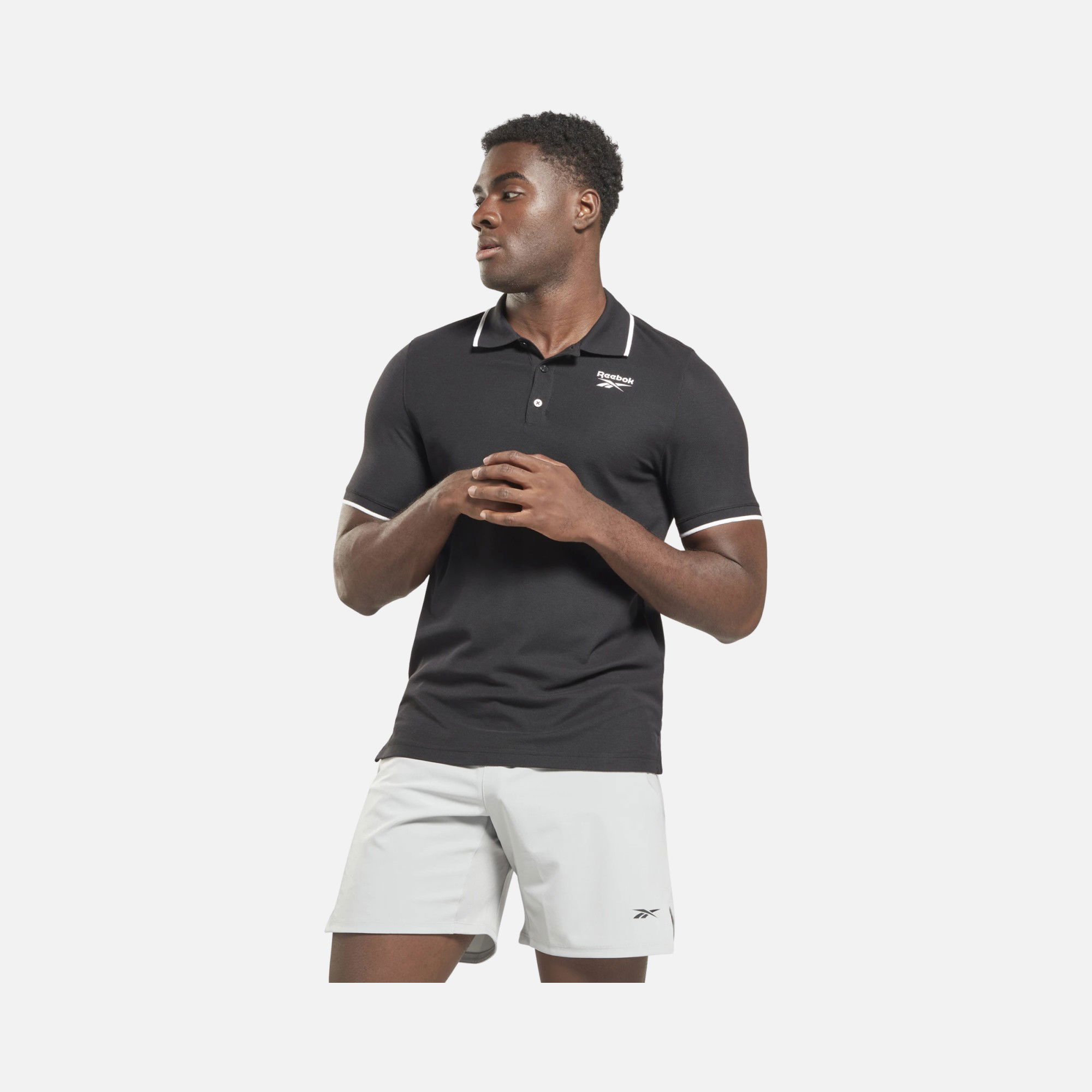 Reebok Sportswear Identity Polo Short-Sleeve Erkek Tişört