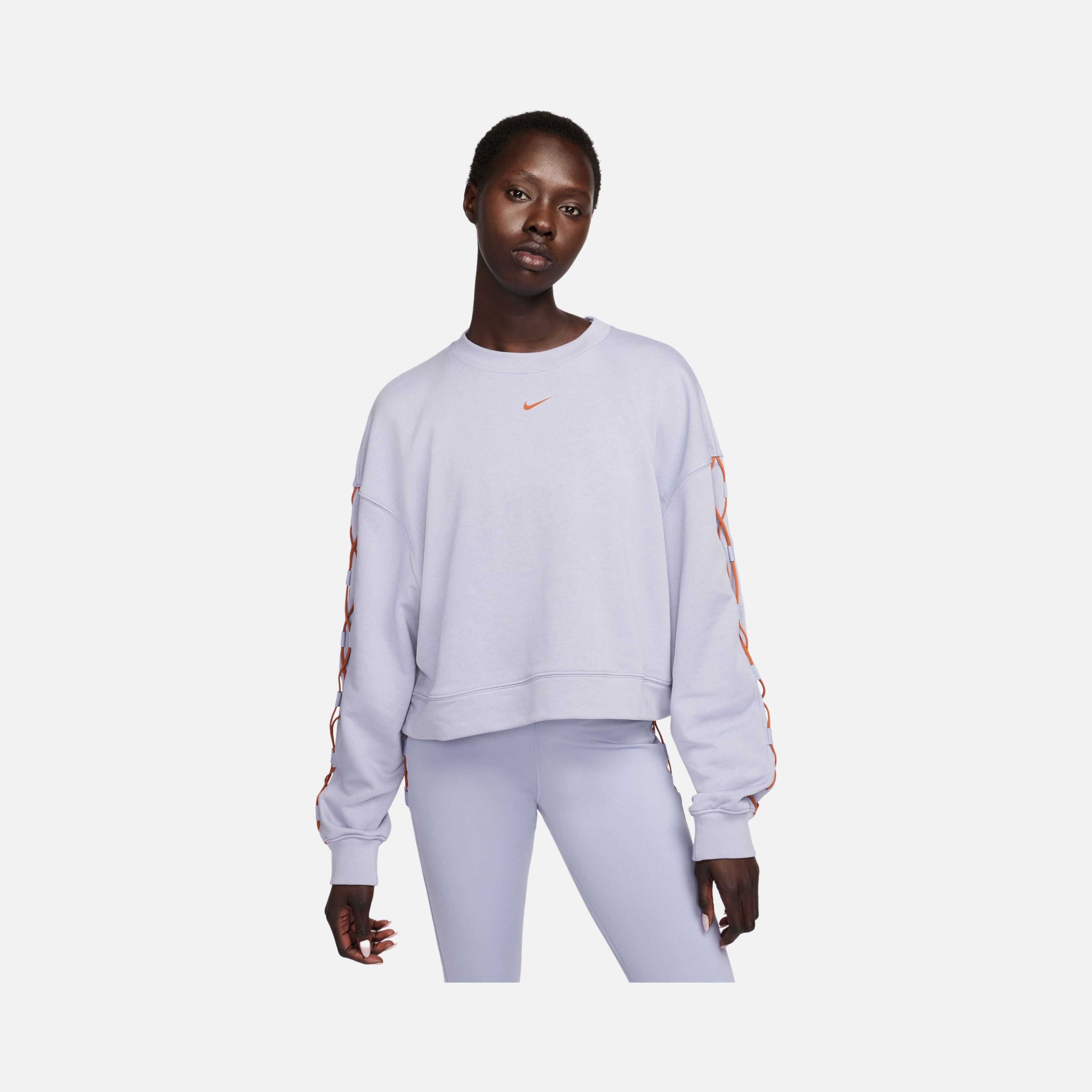 Nike Dri-Fit Get Fit French Terry Novelty Training Kadın Sweatshirt