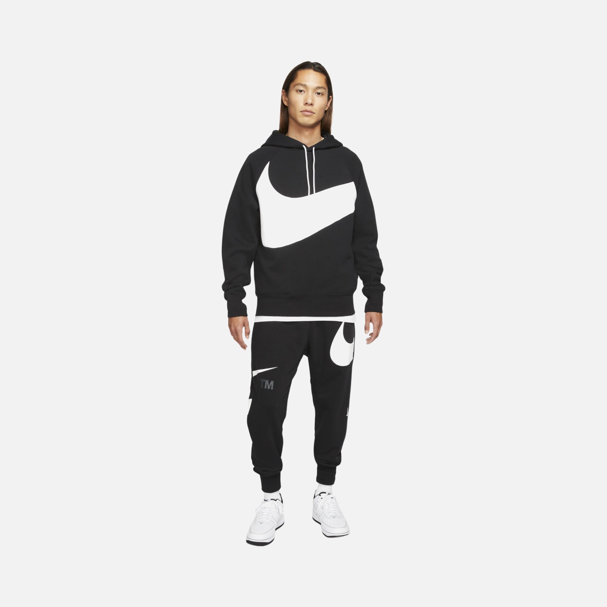 Nike Sportswear Swoosh Tech Fleece Pullover Hoodie Erkek Sweatshirt