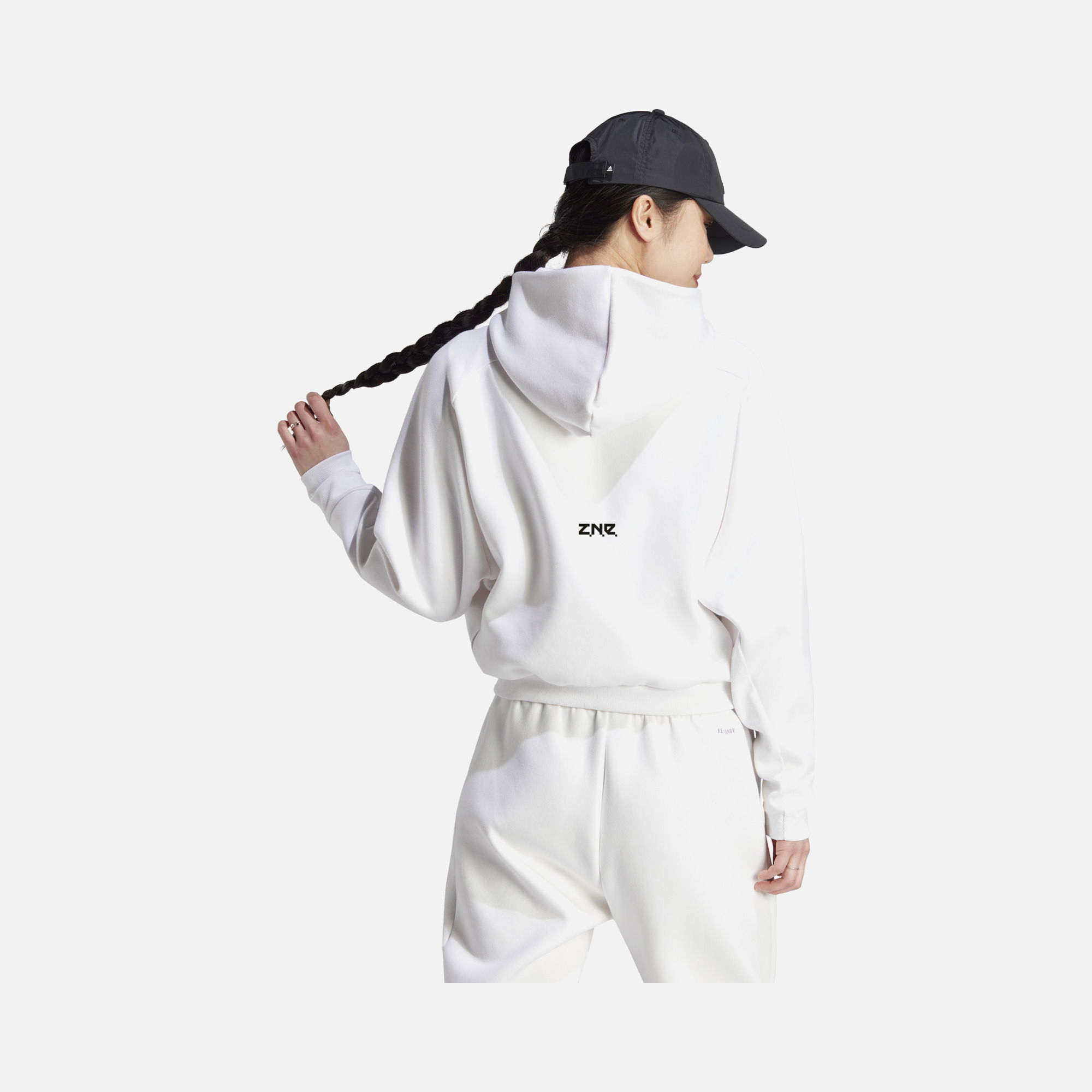 adidas Sportswear  Z.N.E. Full-Zip Hoodie kadın Sweatshirt