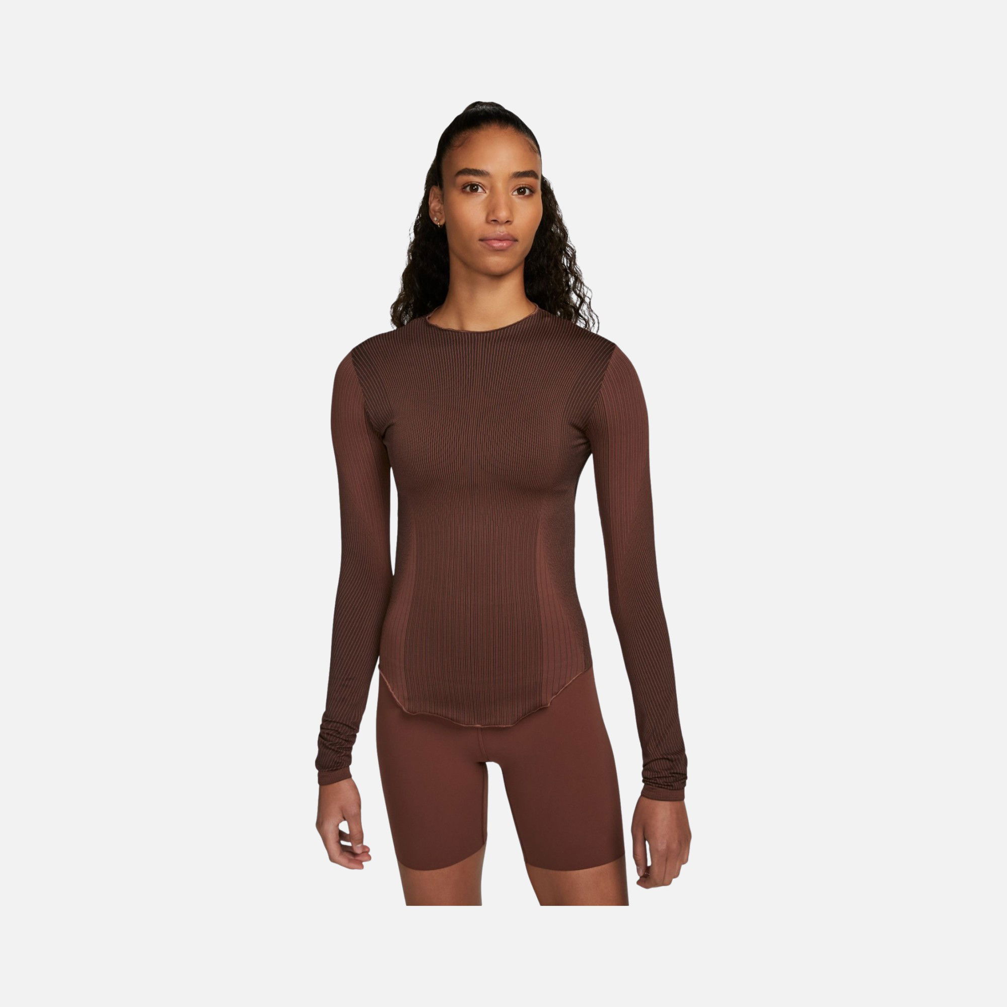 Nike Yoga Dri-Fit ADV Long-Sleeve Kadın Tişört