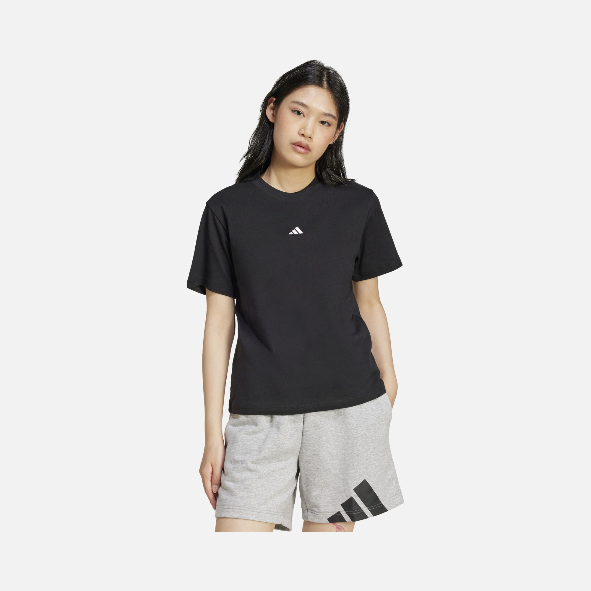 adidas Sportswear Essentials Small Logo Cotton Crew Neck Short-Sleeve Kadın Tişört