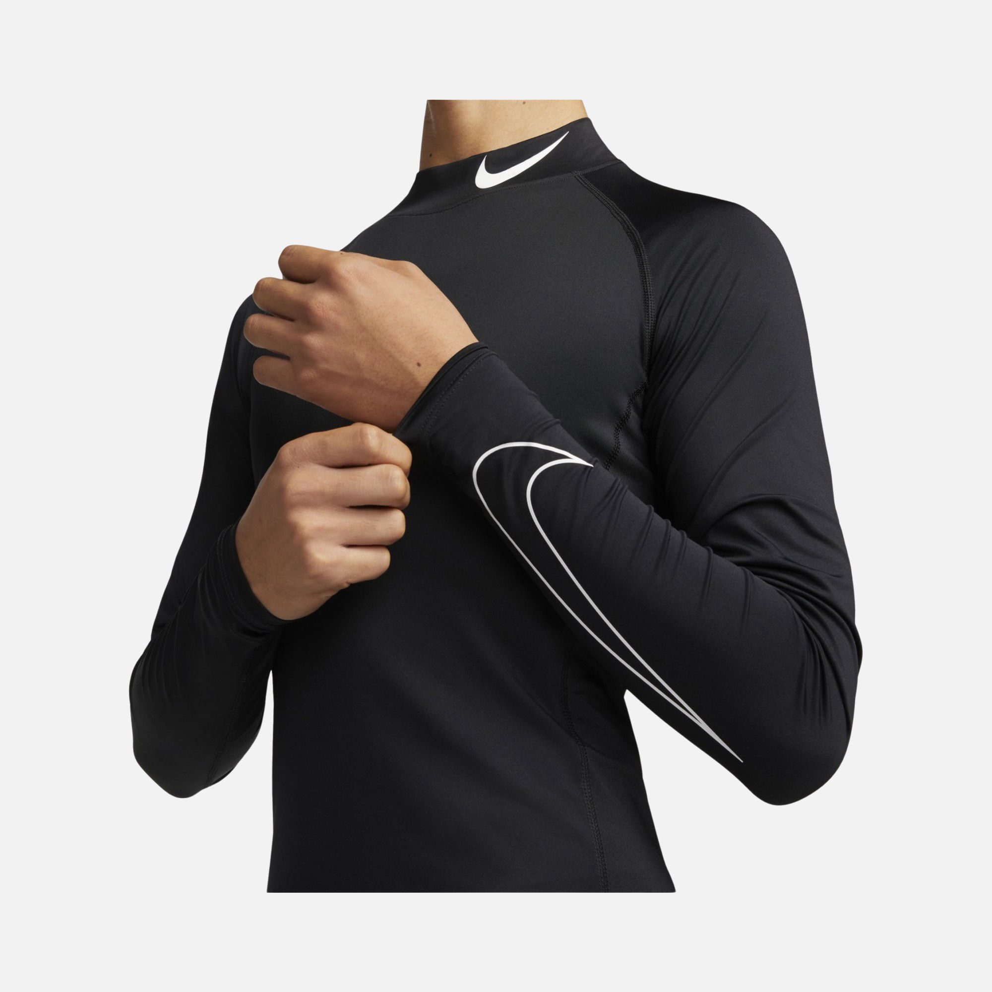 Nike Pro Dri-Fit Tight-Fit Long-Sleeve Erkek Tişört