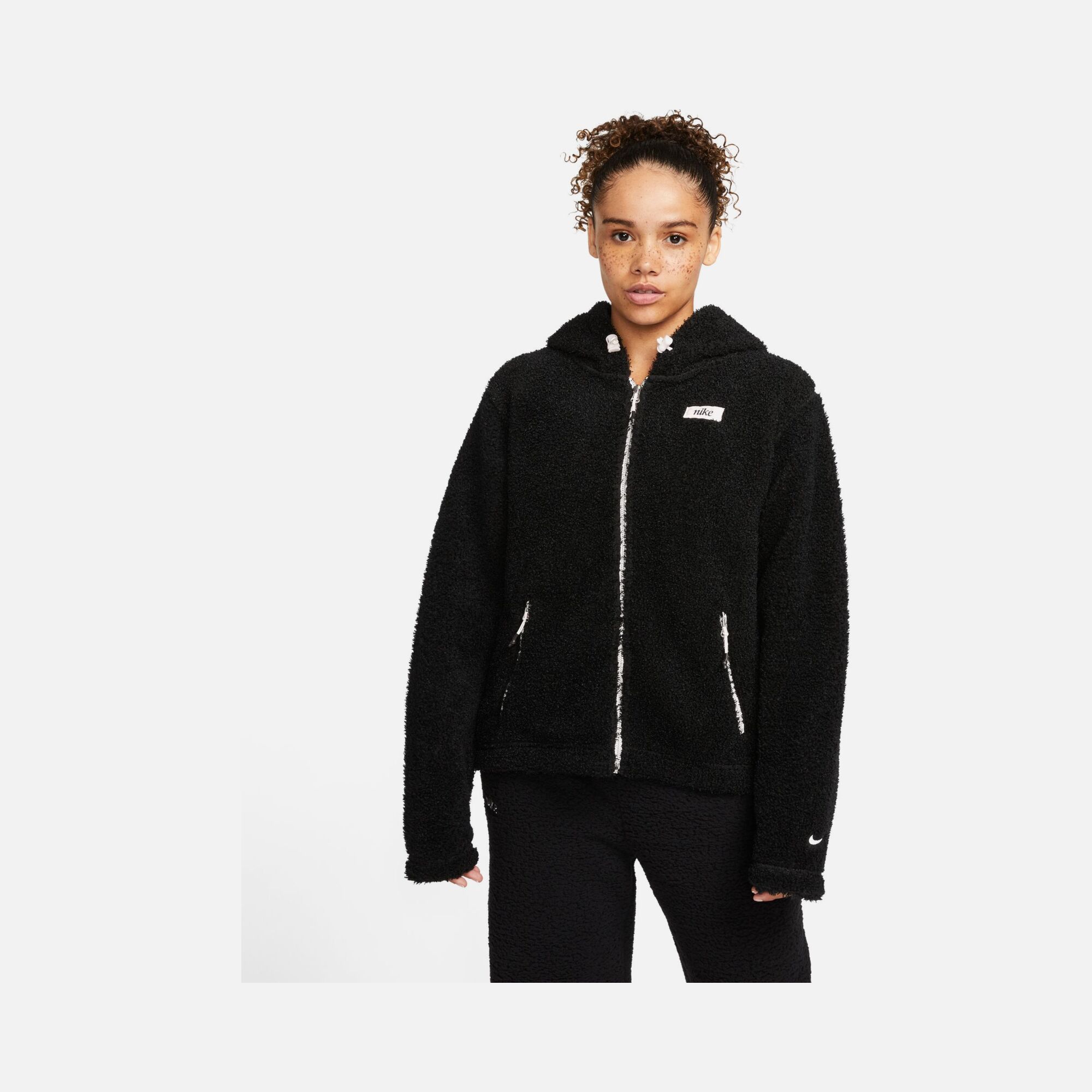 Nike Therma-Fit Cozy Statement Full-Zip Hoodie Kadın Sweatshirt