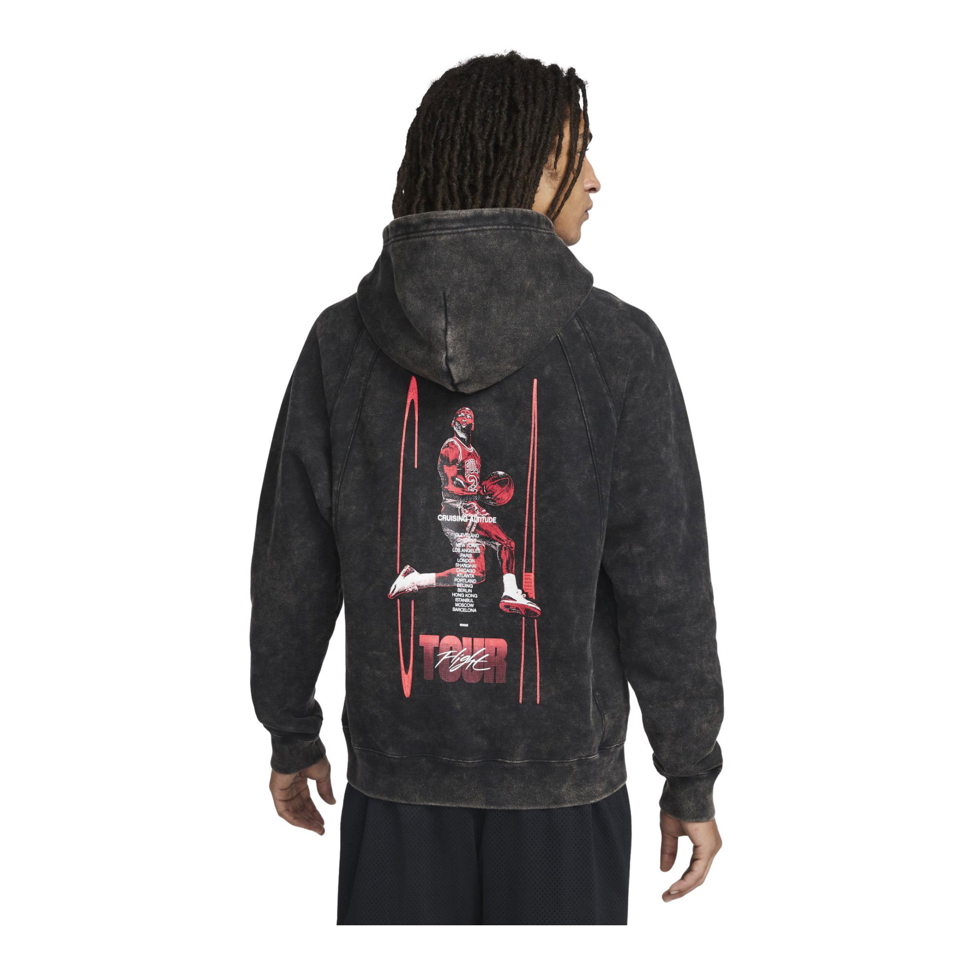 Nike Jordan Flight Heritage French Terry Pullover Hoodie Erkek Sweatshirt