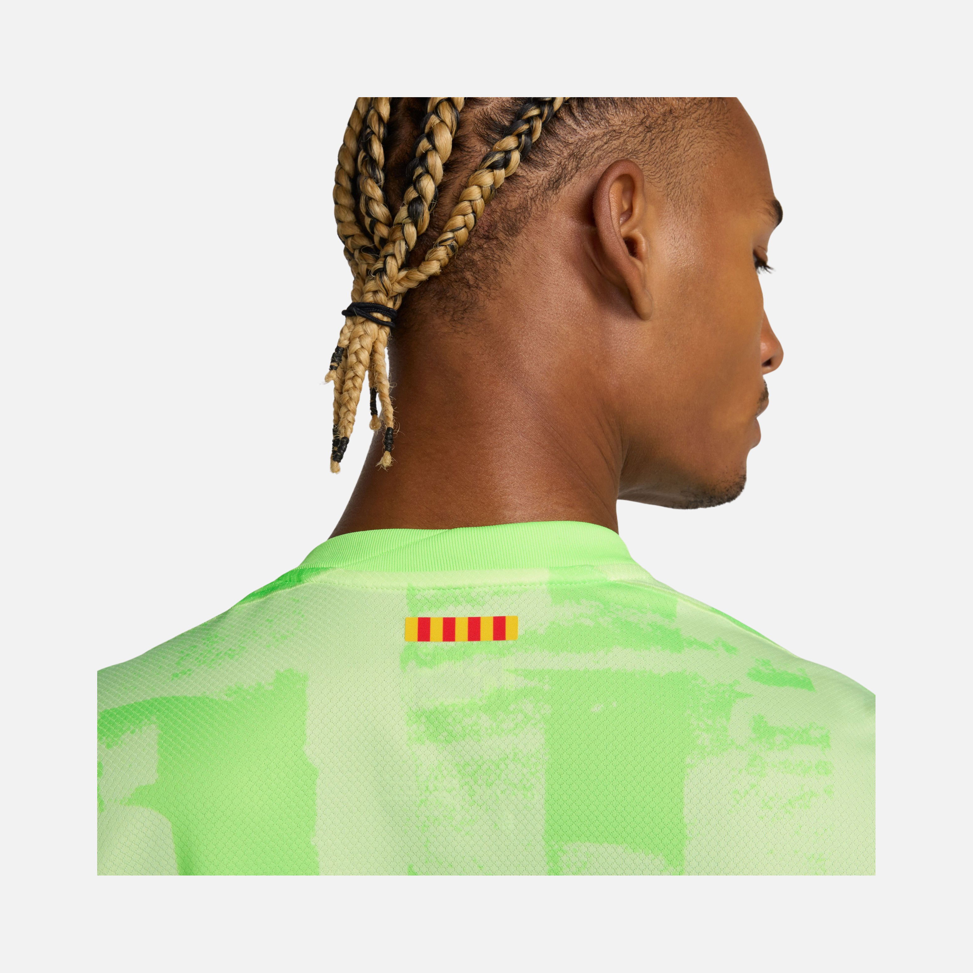 Nike F.C. Barcelona 2024-2025 Stadium Üçüncü Short-Sleeve Supporter Erkek Forma