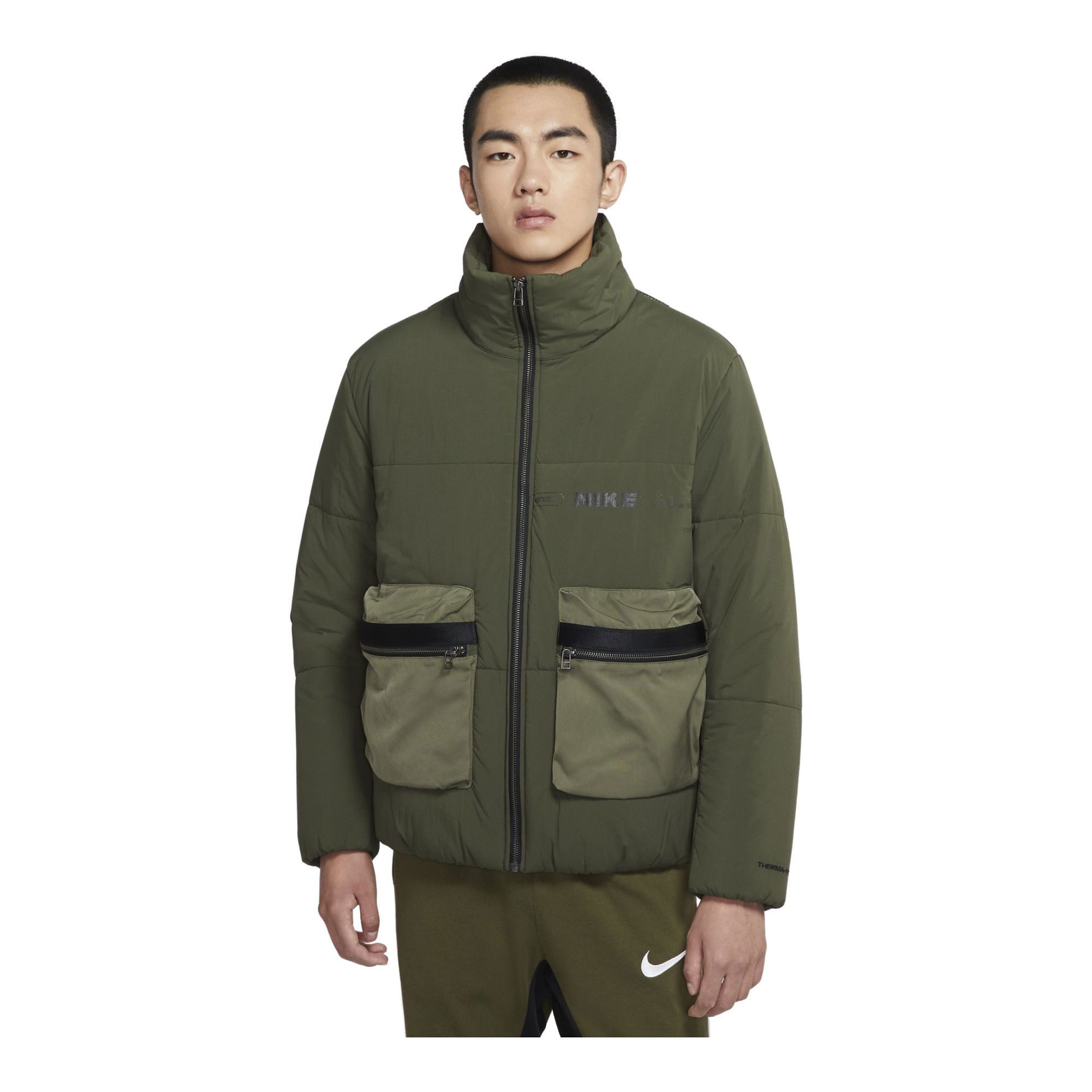 Nike Sportswear Therma-Fit City Made Synthetic-Fill Full-Zip Erkek Mont