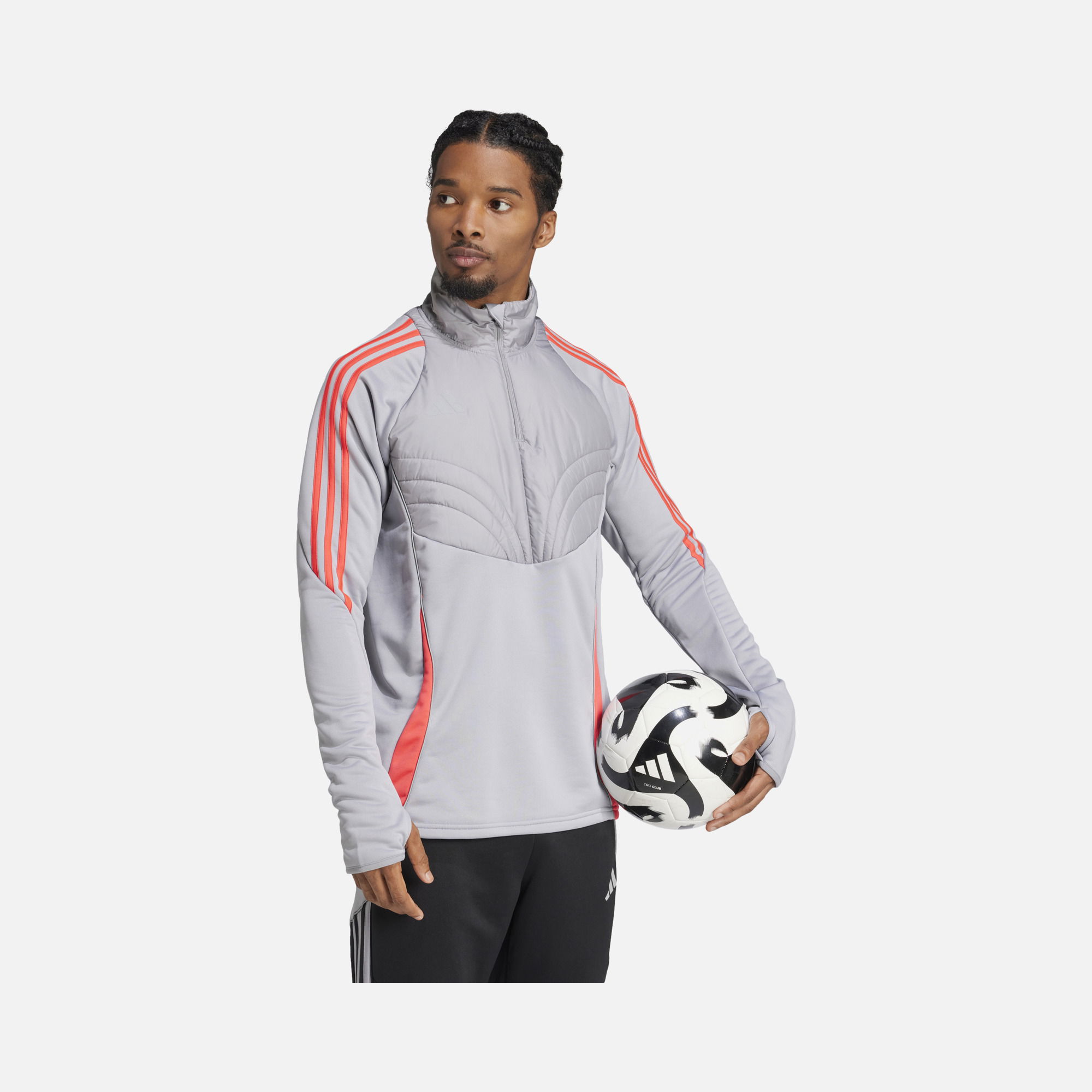 adidas Tiro 24 Winterized Football Training Half-Zip Erkek Sweatshirt