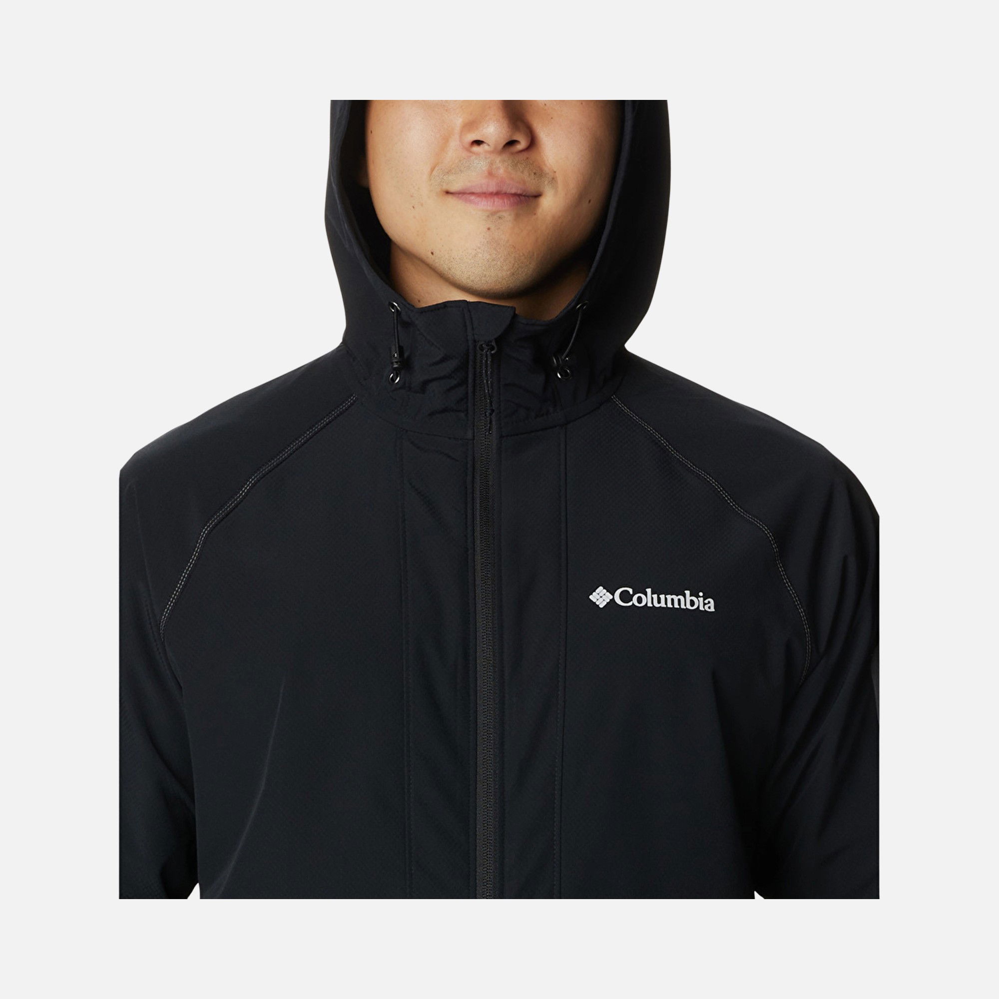 Columbia Tall Heights Softshell Full-Zip Hoodie Erkek Ceket