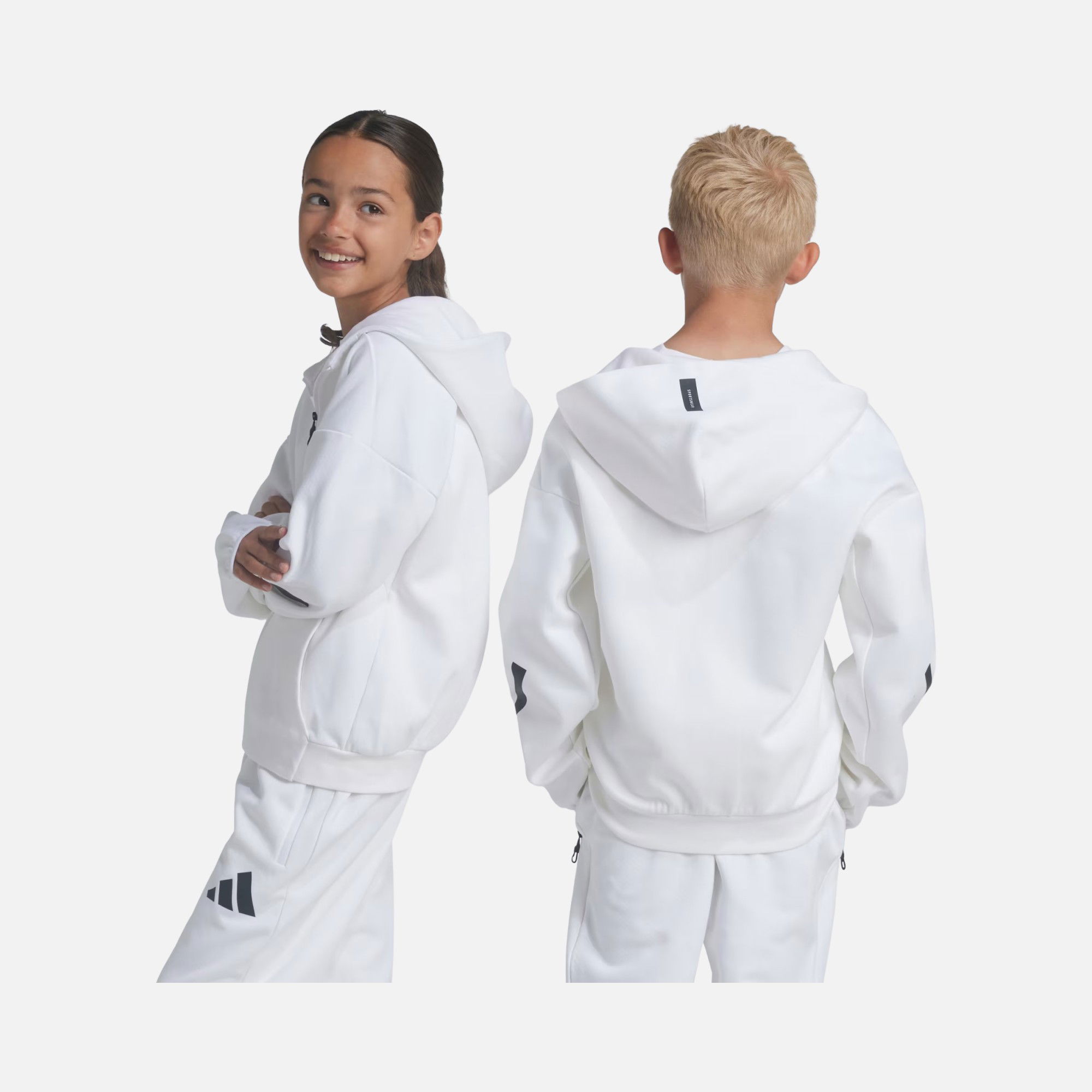 adidas Z.N.E. Sportswear Track Full-Zip Hoodie Çocuk Sweatshirt