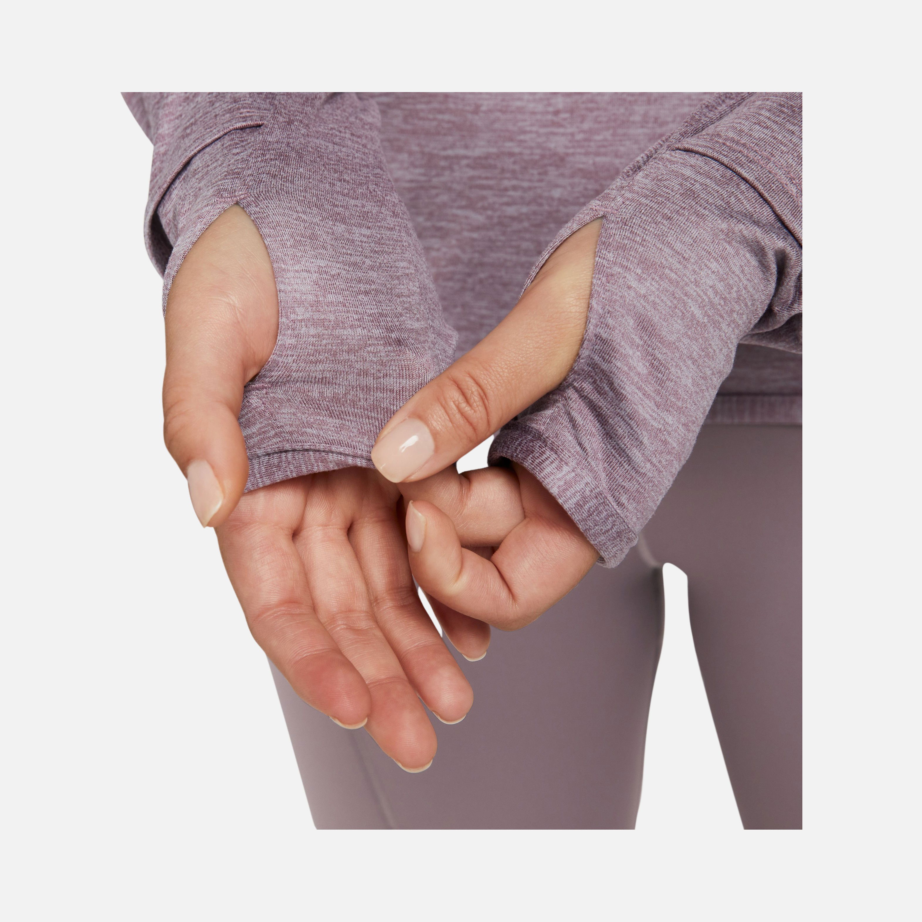 Nike Dri-Fit Swift Element UV 1/4-Zip Running Long-Sleeve Kadın Tişört