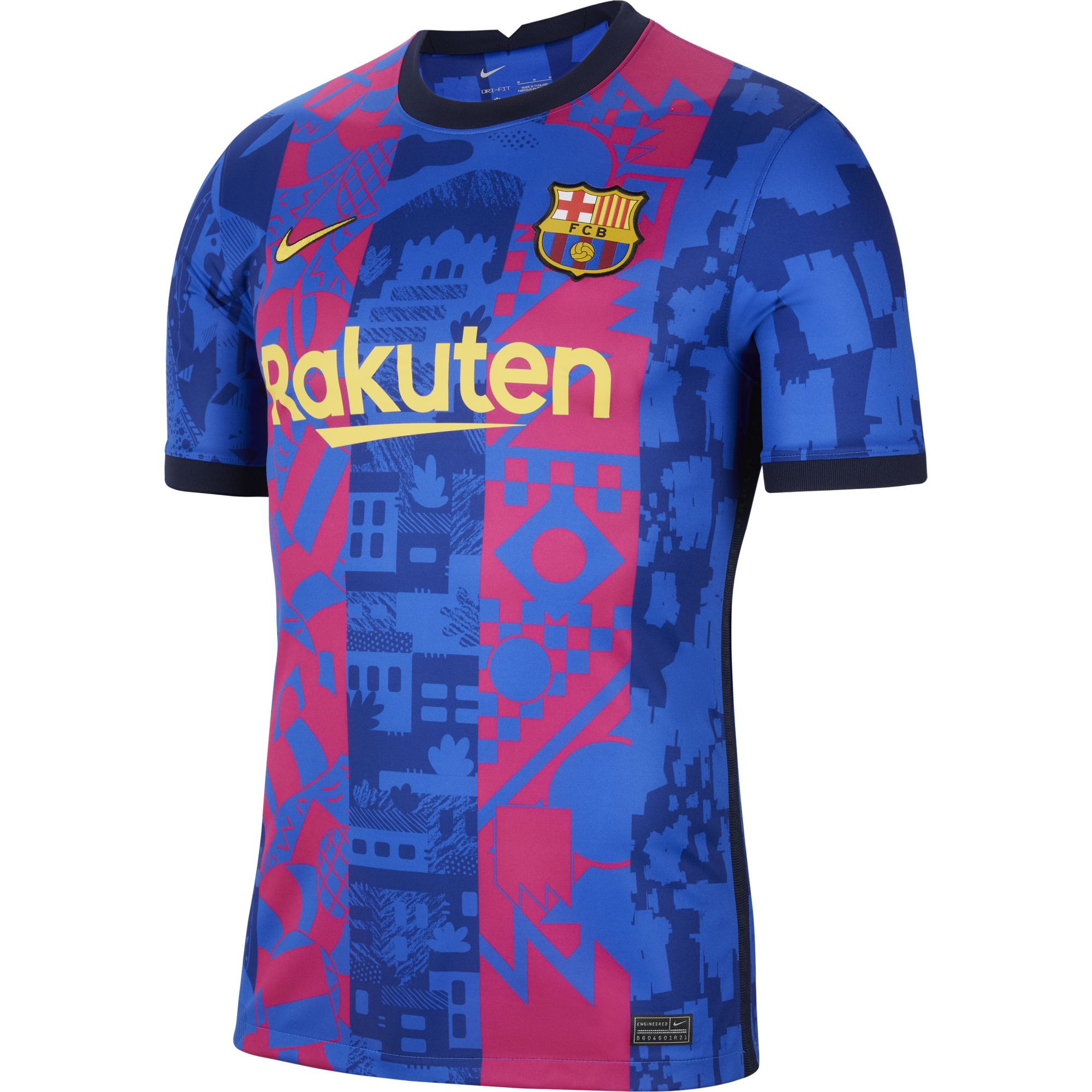 Nike FC Barcelona 2021-2022 Stadyum Üçüncü Takım Erkek Forma