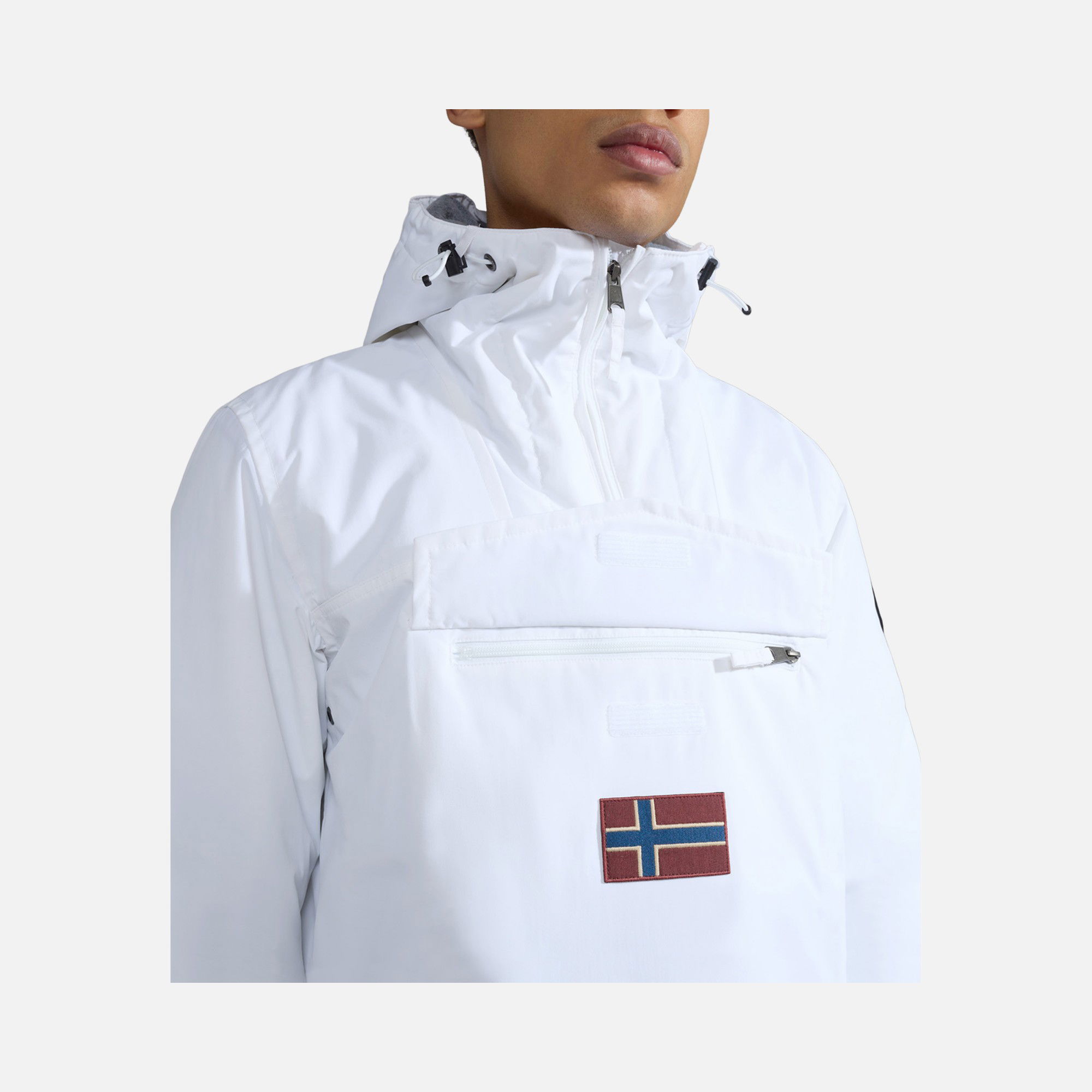 Napapijri Sportswear Rainforest Pocket Winter Half-Zip Hoodie Erkek Ceket