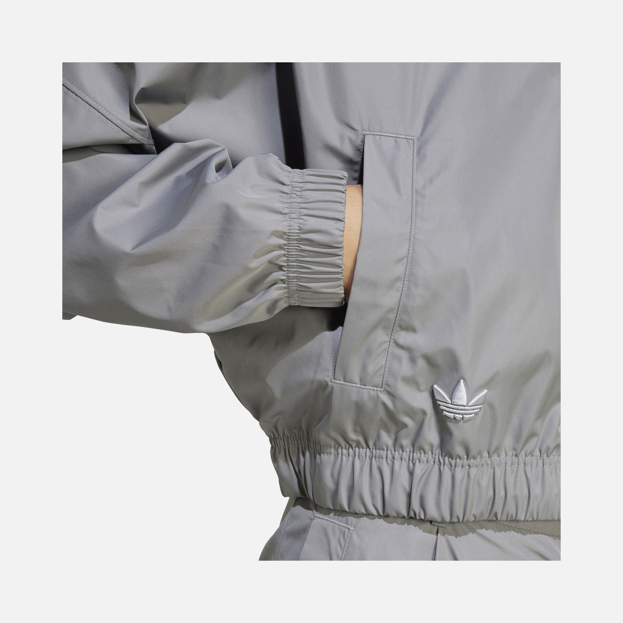 adidas Originals Neuclassics Naylon Windbreaker Woven Fabric Loose Cut Full-Zip Kadın Ceket