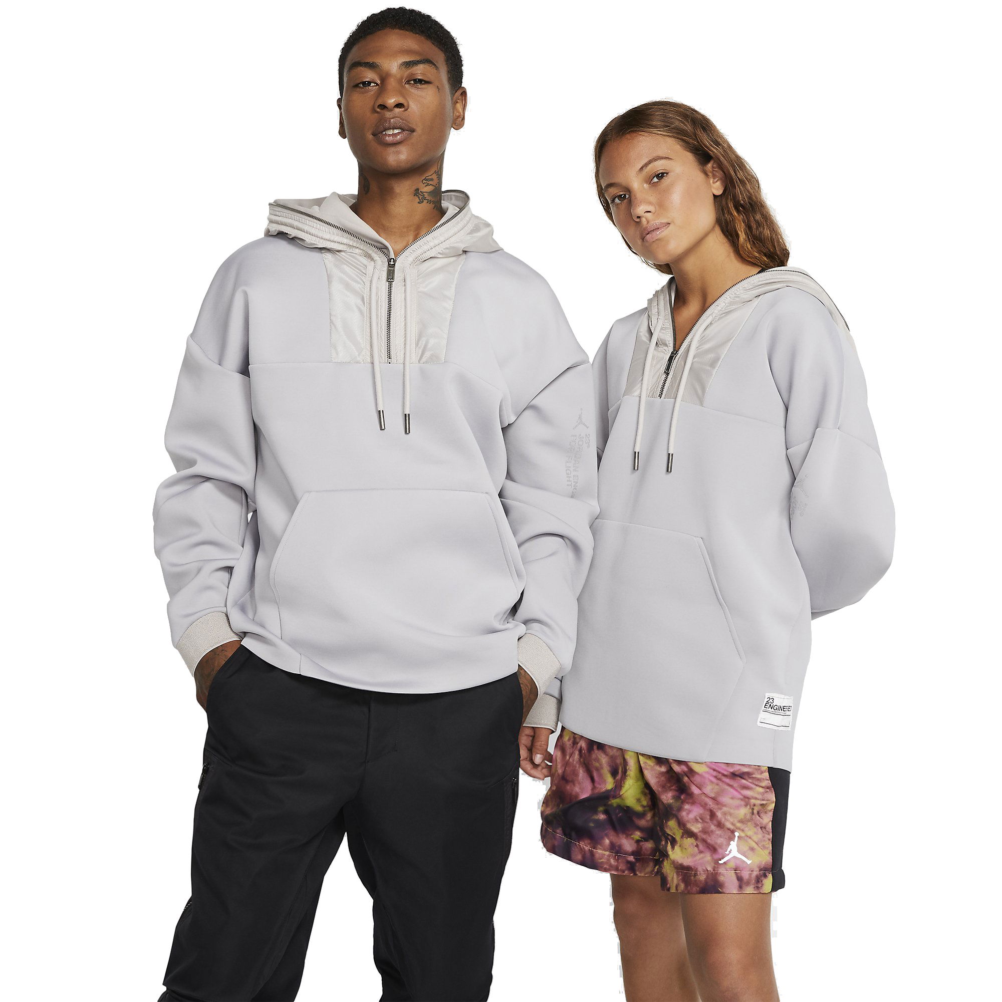 Nike Jordan 23 Engineered 1/2-Zip Pullover Hoodie Erkek Sweatshirt