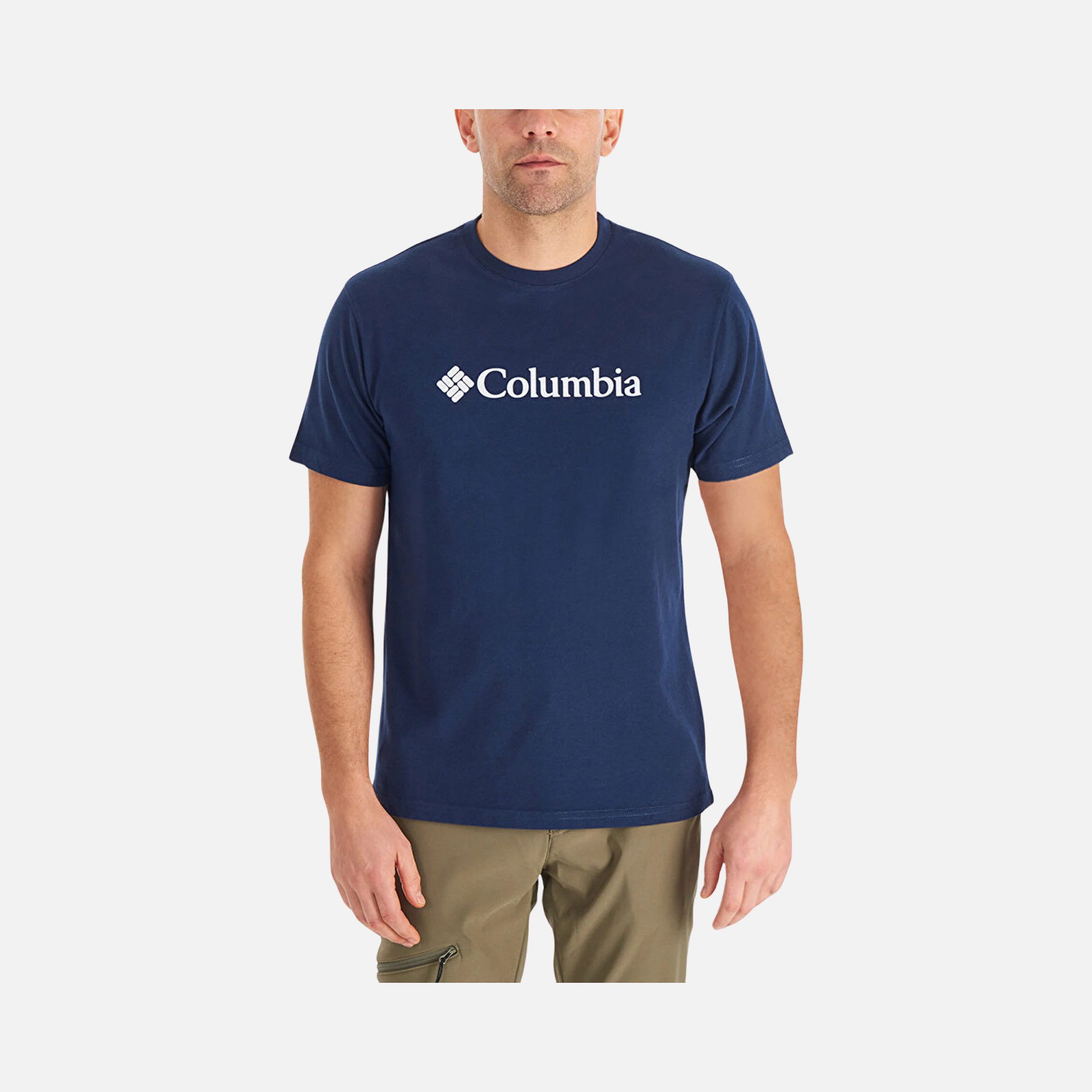 Columbia CSC Basic Big Logo Brushed Short-Sleeve Erkek Tişört