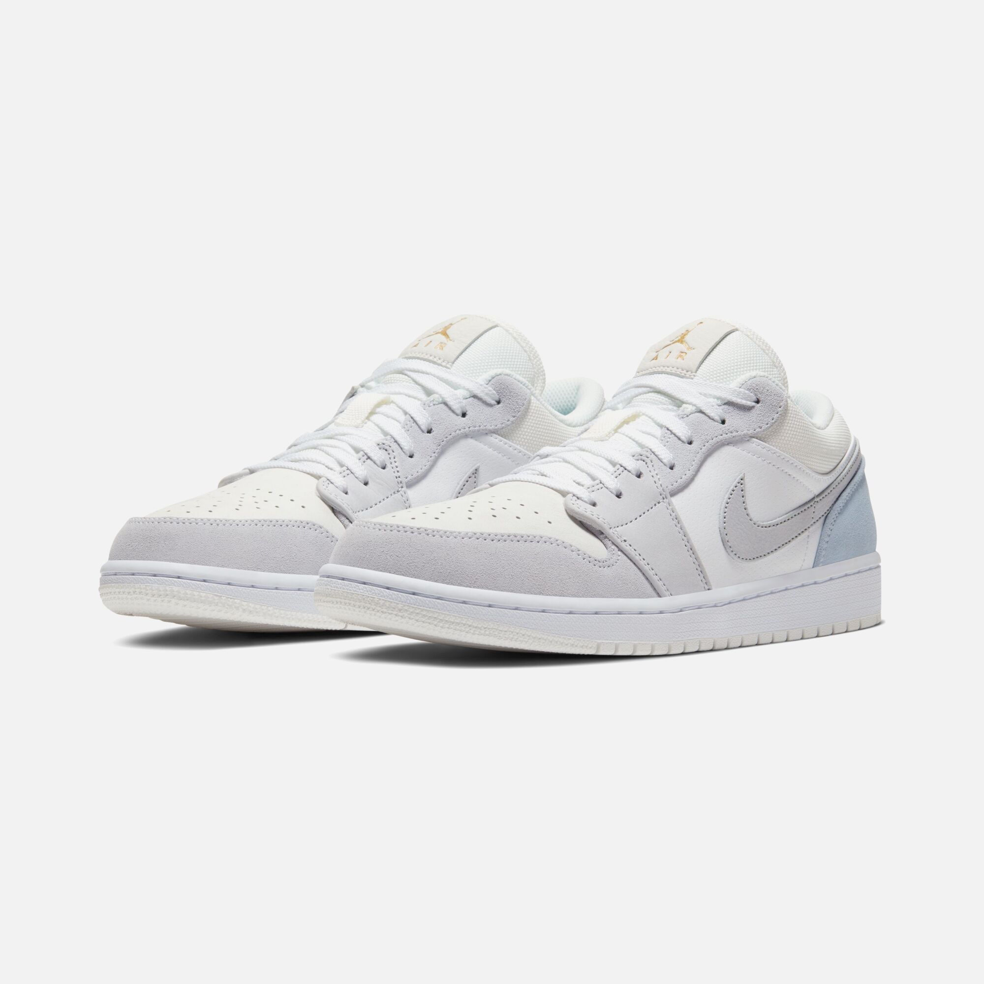 Nike Air Jordan 1 Low ''Leather and Suede Upper'' Erkek Spor Ayakkabı