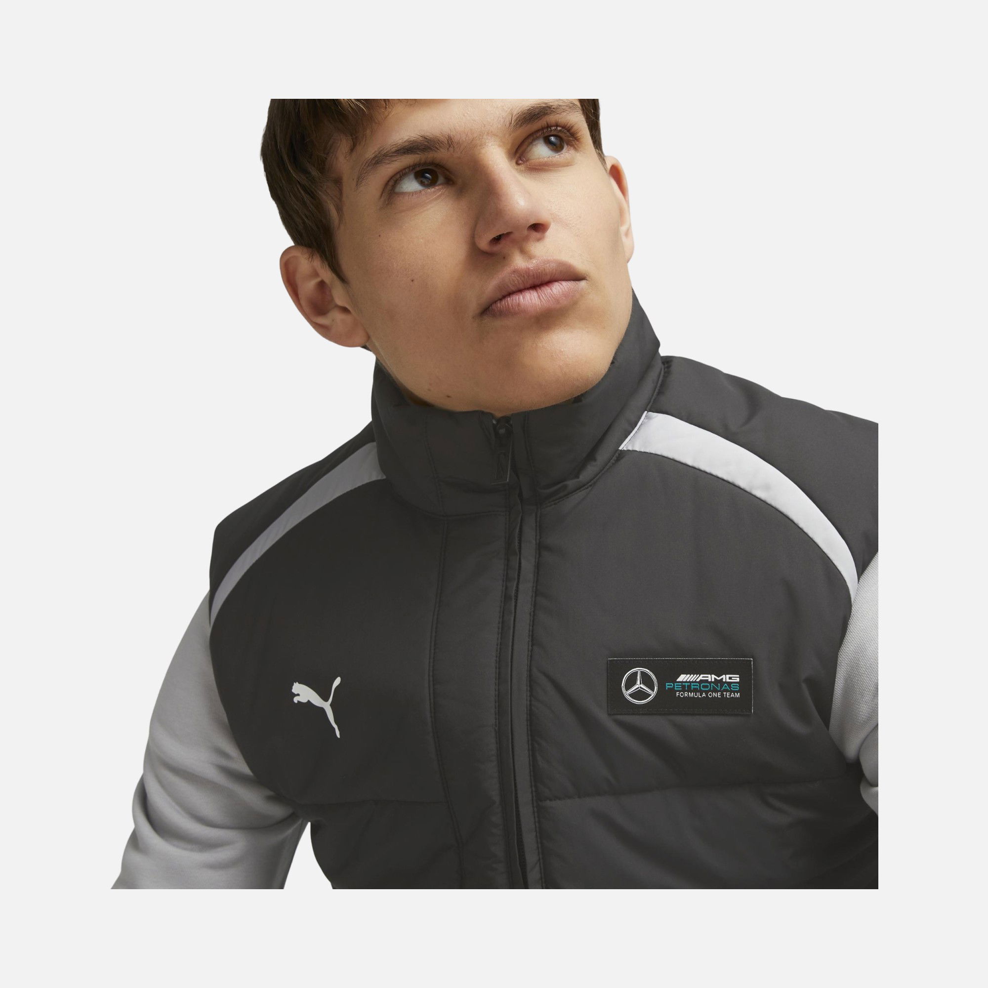 Puma Sportswear Mercedes-AMG Petronas Motorsport Full-Zip Erkek Yelek
