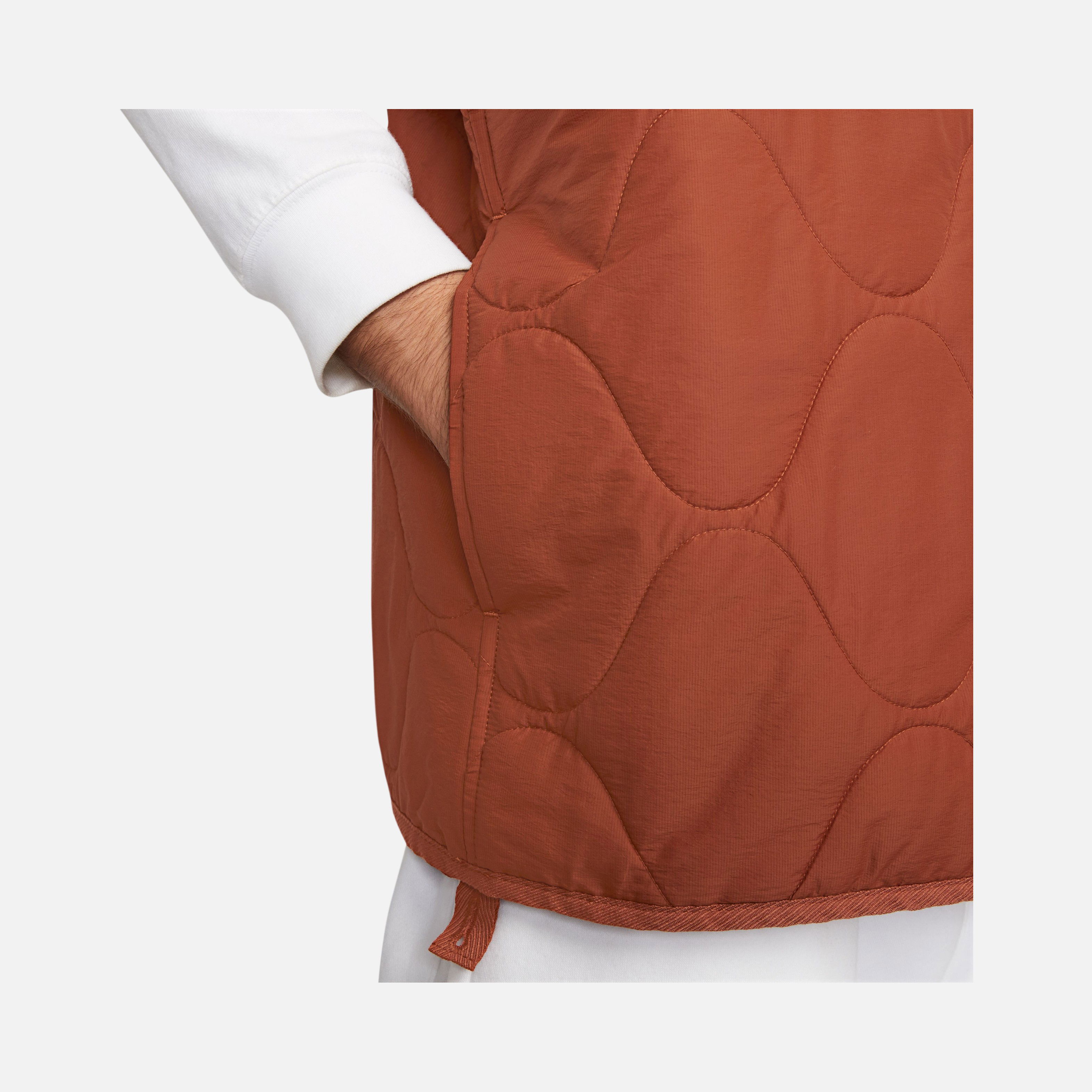 Nike Life Woven Insulated Military Quilted Full Button Erkek Yelek