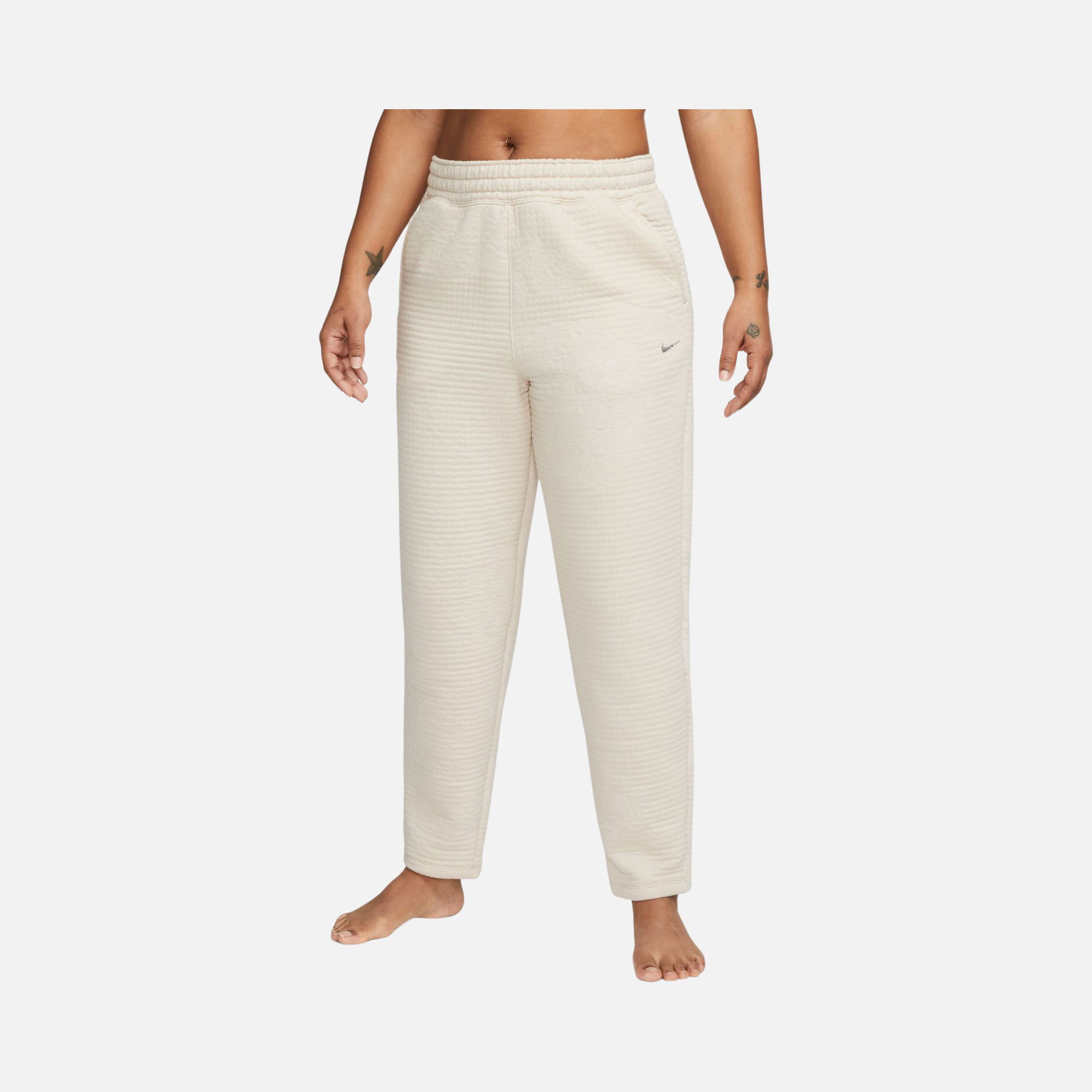 Nike Yoga Luxe Therma-Fit Jacquard Fleece Bottom Kadın Eşofman Altı