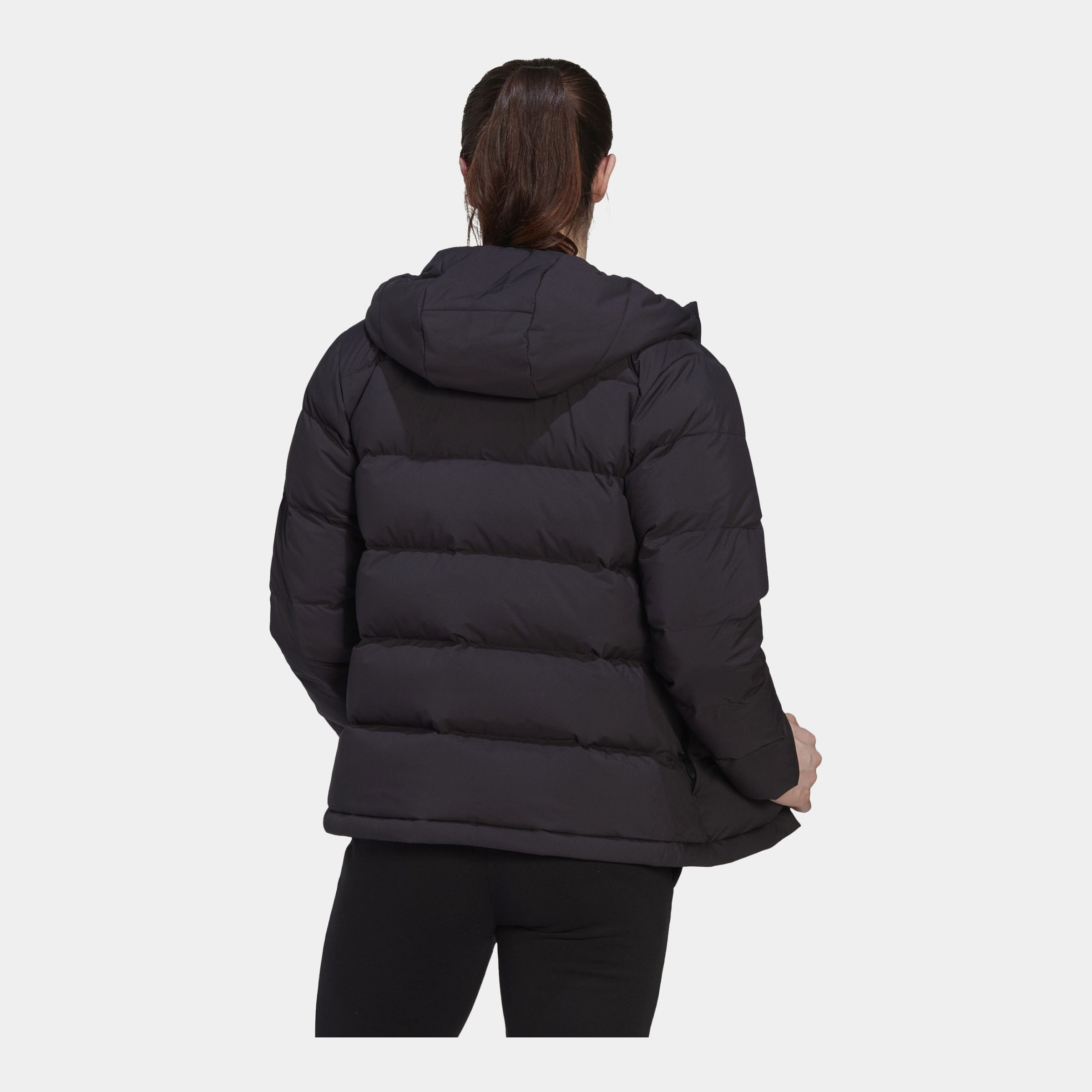 adidas Sportswear Helionic Down Full-Zip Hoodie Kadın Mont