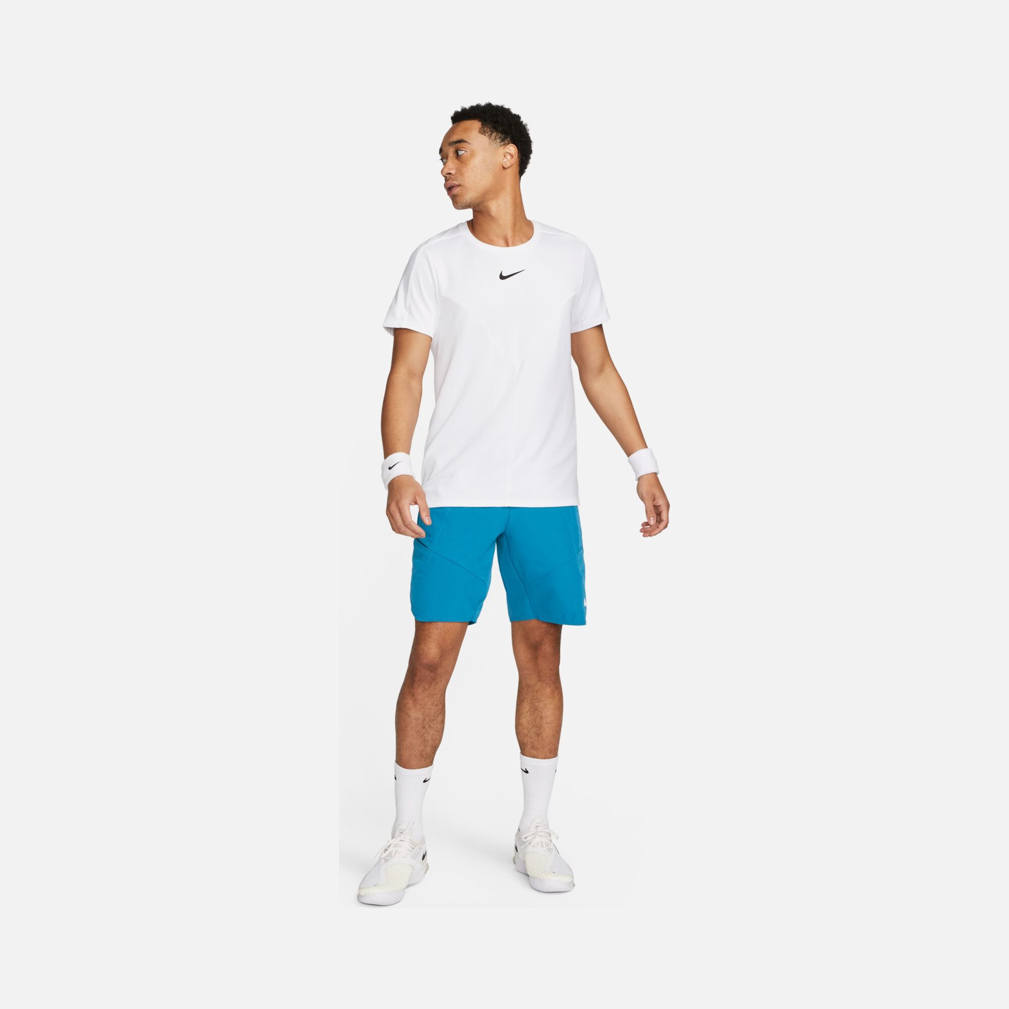 Nike Court Dri-Fit Slam Tennis Short-Sleeve Erkek Tişört