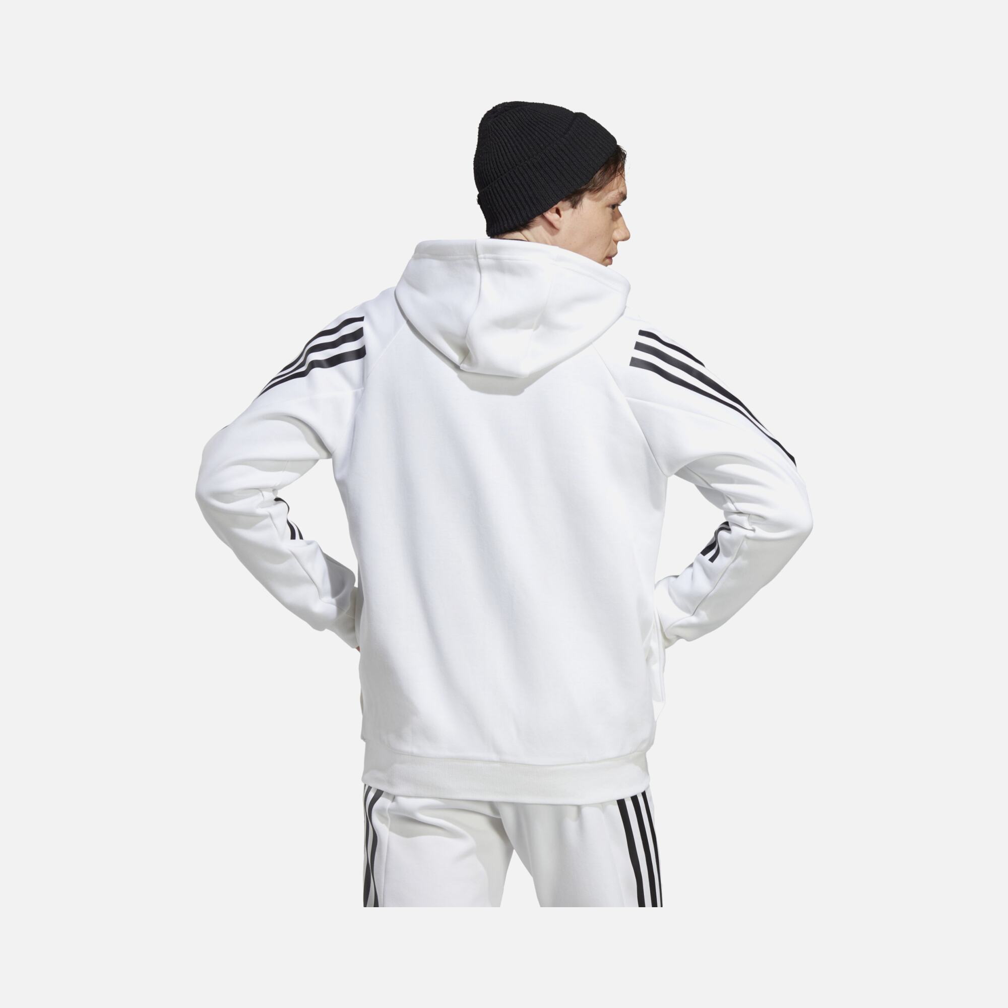 adidas Sportswear Future Icons FW23 3-Stripes Full-Zip Hoodie Erkek Sweatshirt