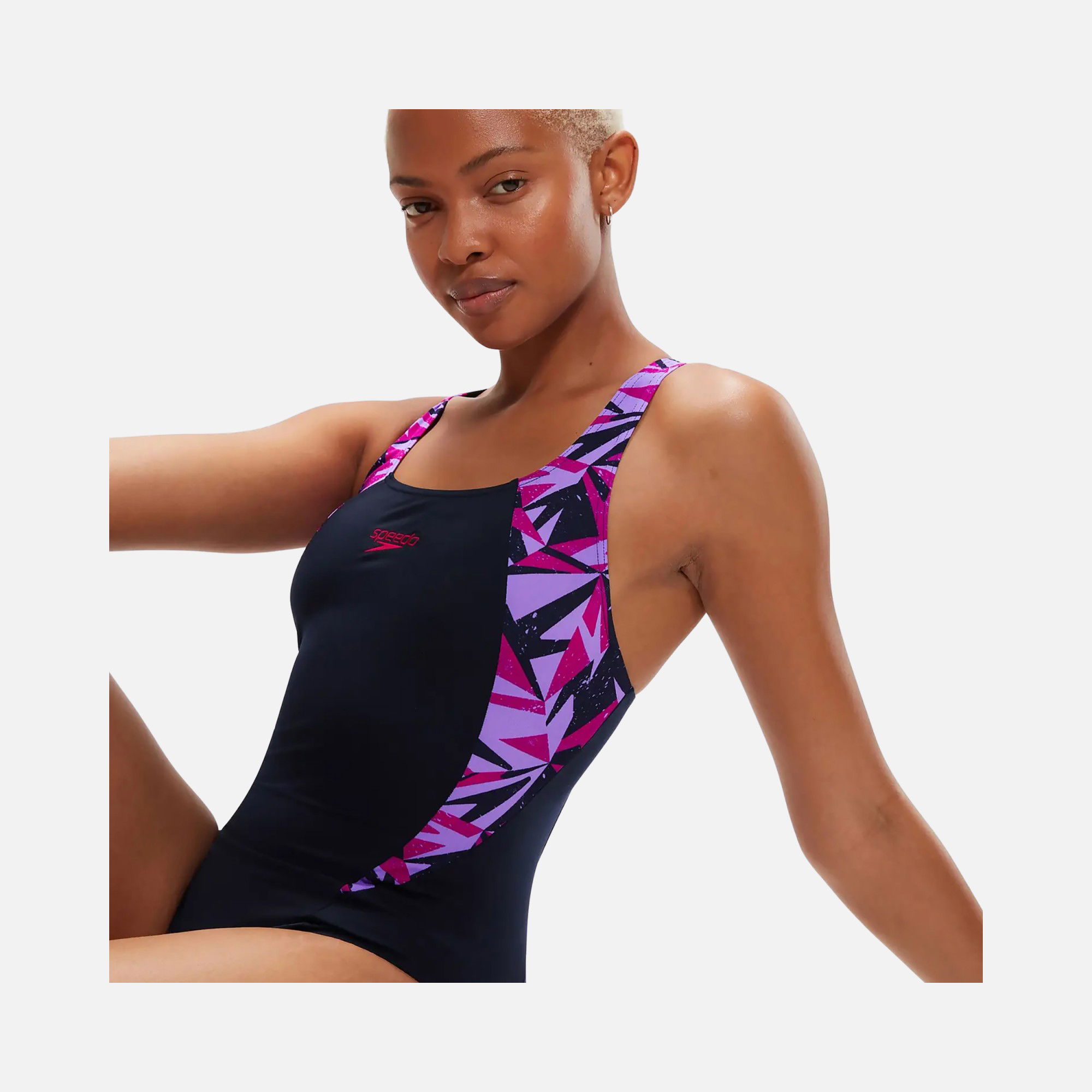 Speedo Hyperboom Splice Muscleback Kadın Yüzücü Mayo