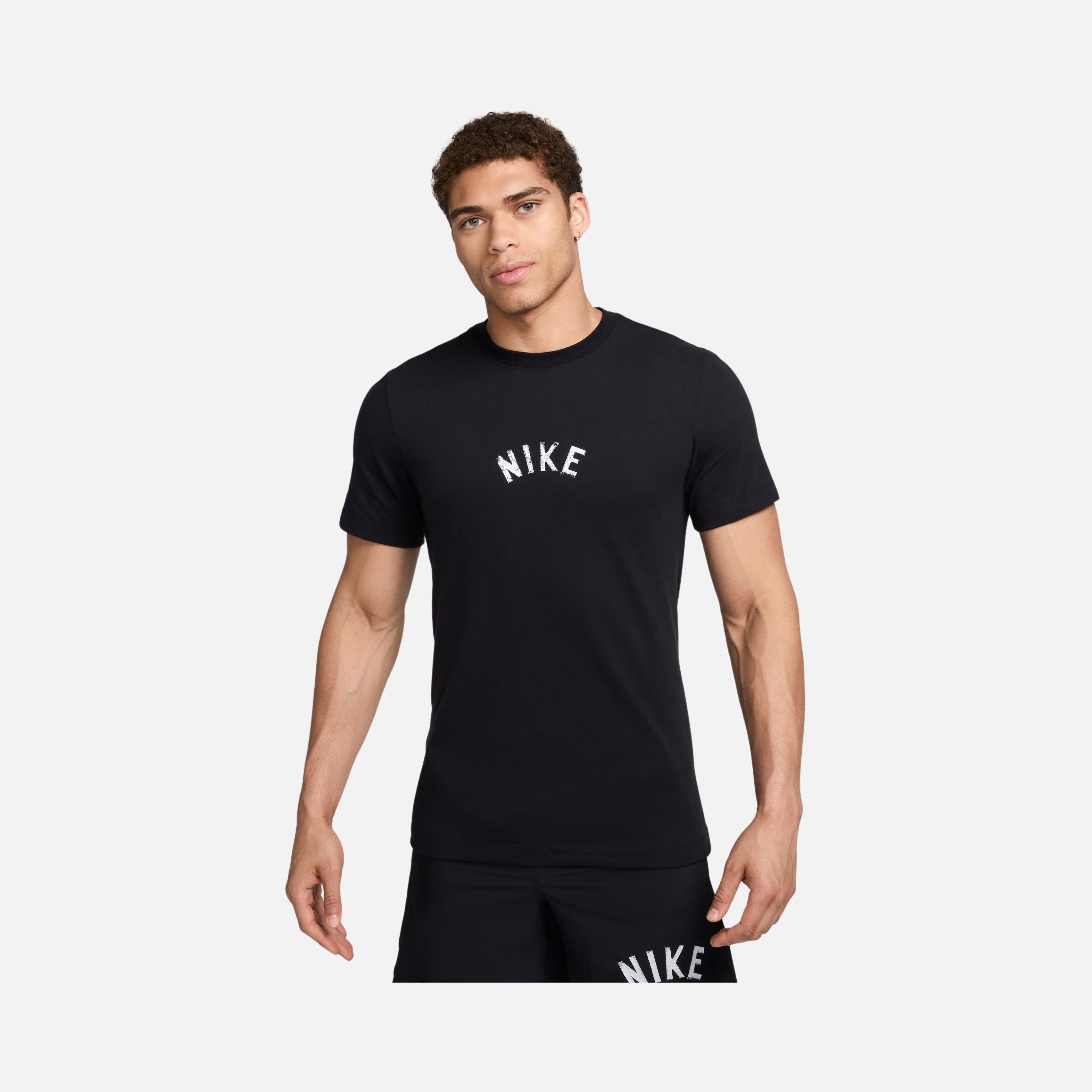 Nike Dri-Fit Swoosh 2 Graphic Fitness Training Short-Sleeve Erkek Tişört